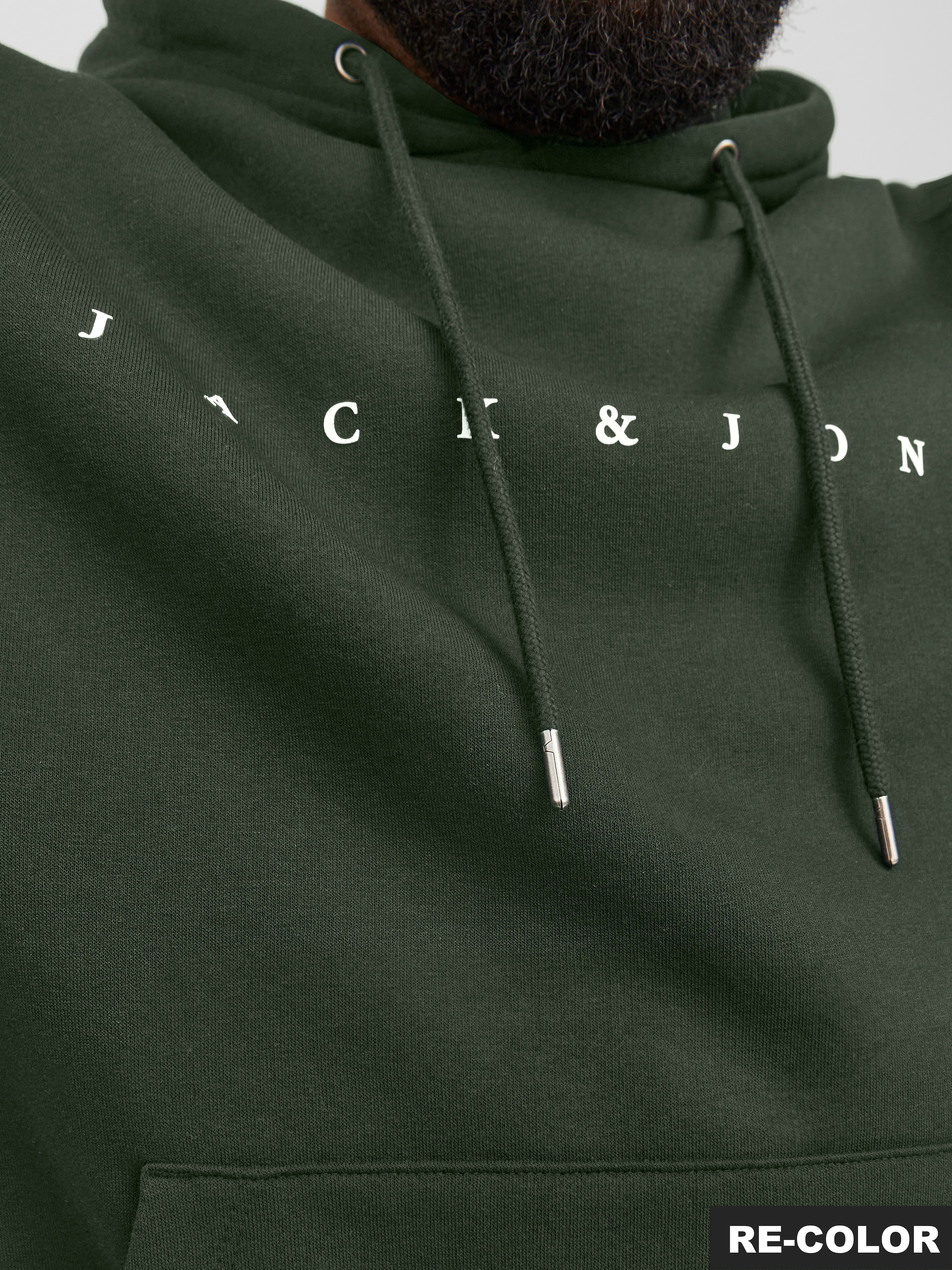 Jack & Jones PlusSize Kapuzensweatshirt »JJESTAR JJ SWEAT HOOD NOOS PLS«, mit Kängurutasche