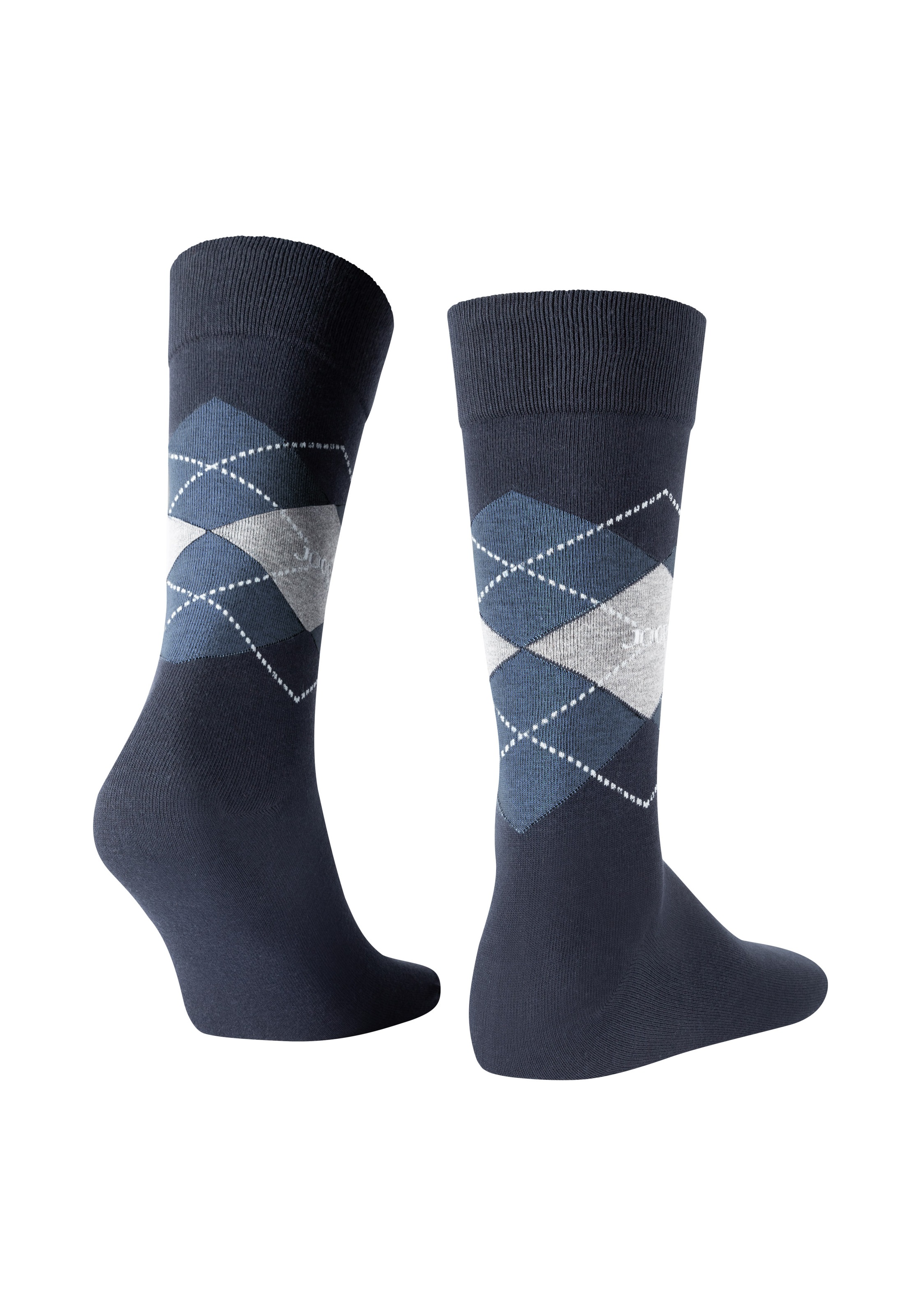 JOOP! Socken »premium essentials«, (2er Pack), Premium Qualität, verstärkte Ferse, verstärkte Zehen, Argyle Design