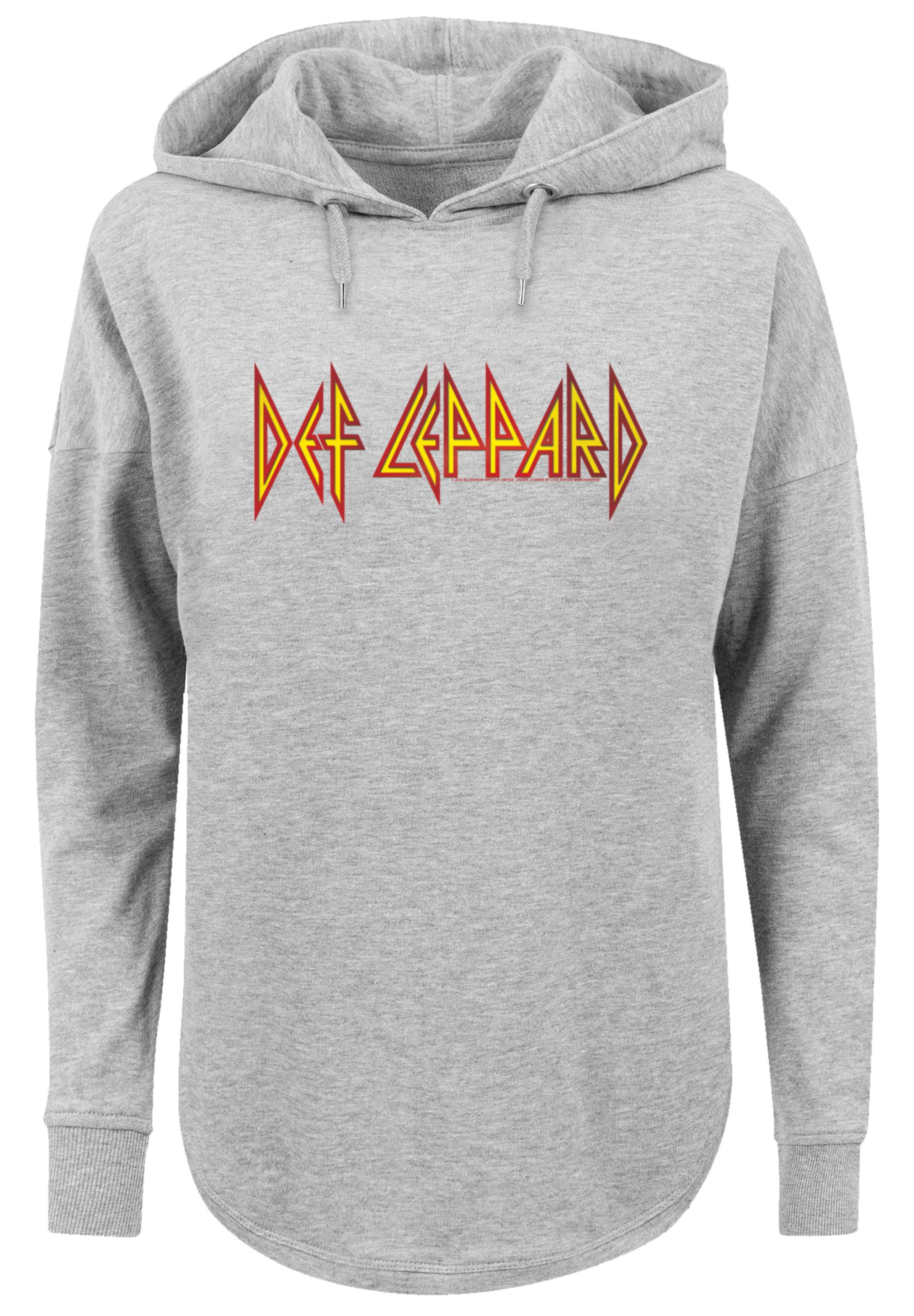 F4NT4STIC Kapuzenpullover »Def Leppard Shatter Logo«, Premium Qualität