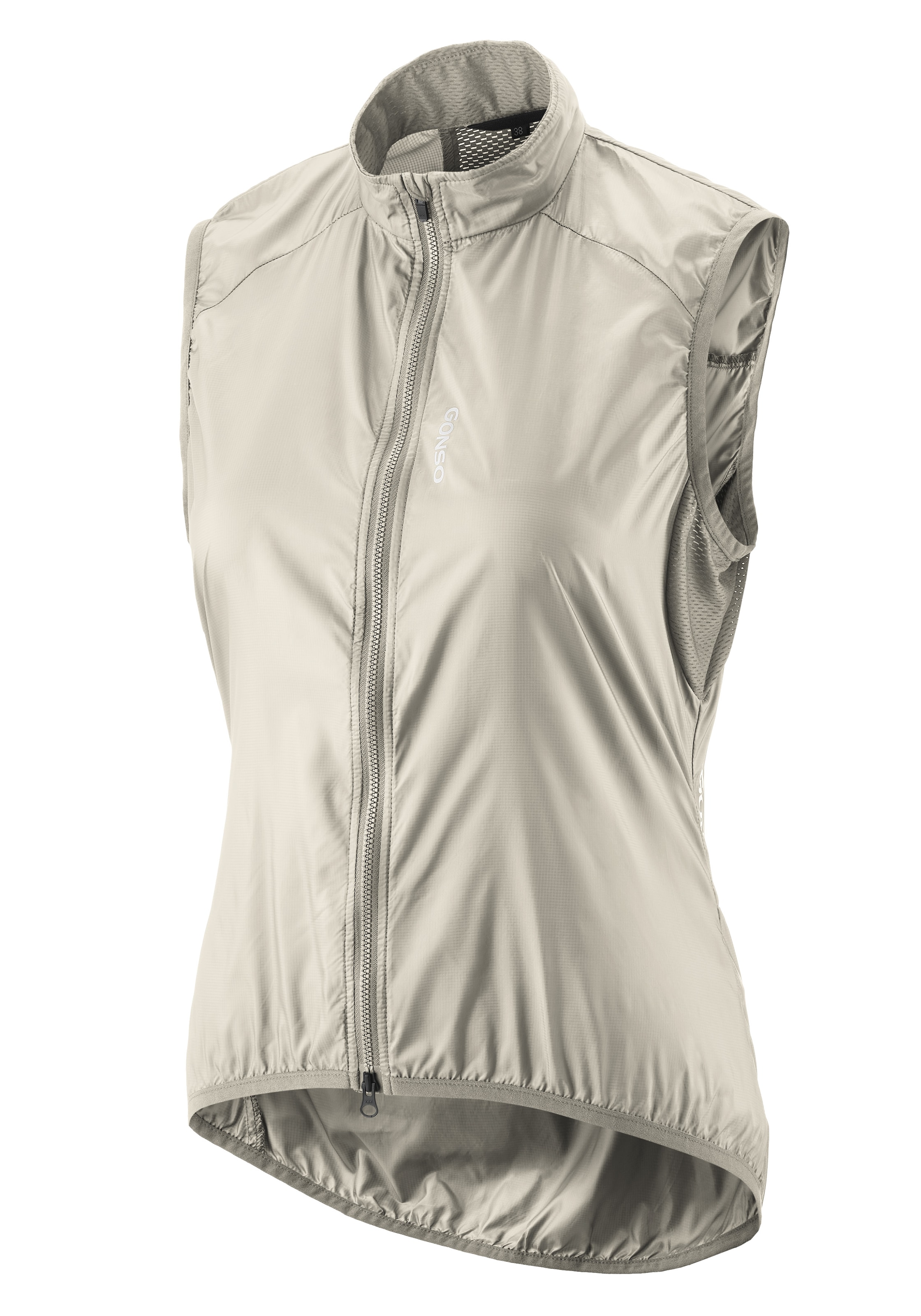 Gonso Funktionsweste »Road Vest Wind W«, Damen Weste, atmungsaktive Radweste, leichte Windweste, Tight Fit