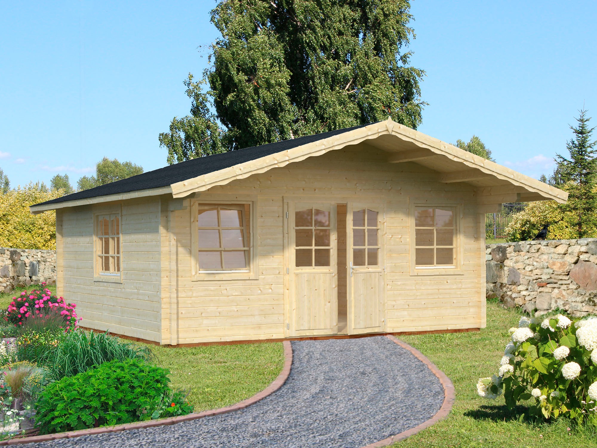 Palmako Gartenhaus "H elena", 24,6 qm günstig online kaufen