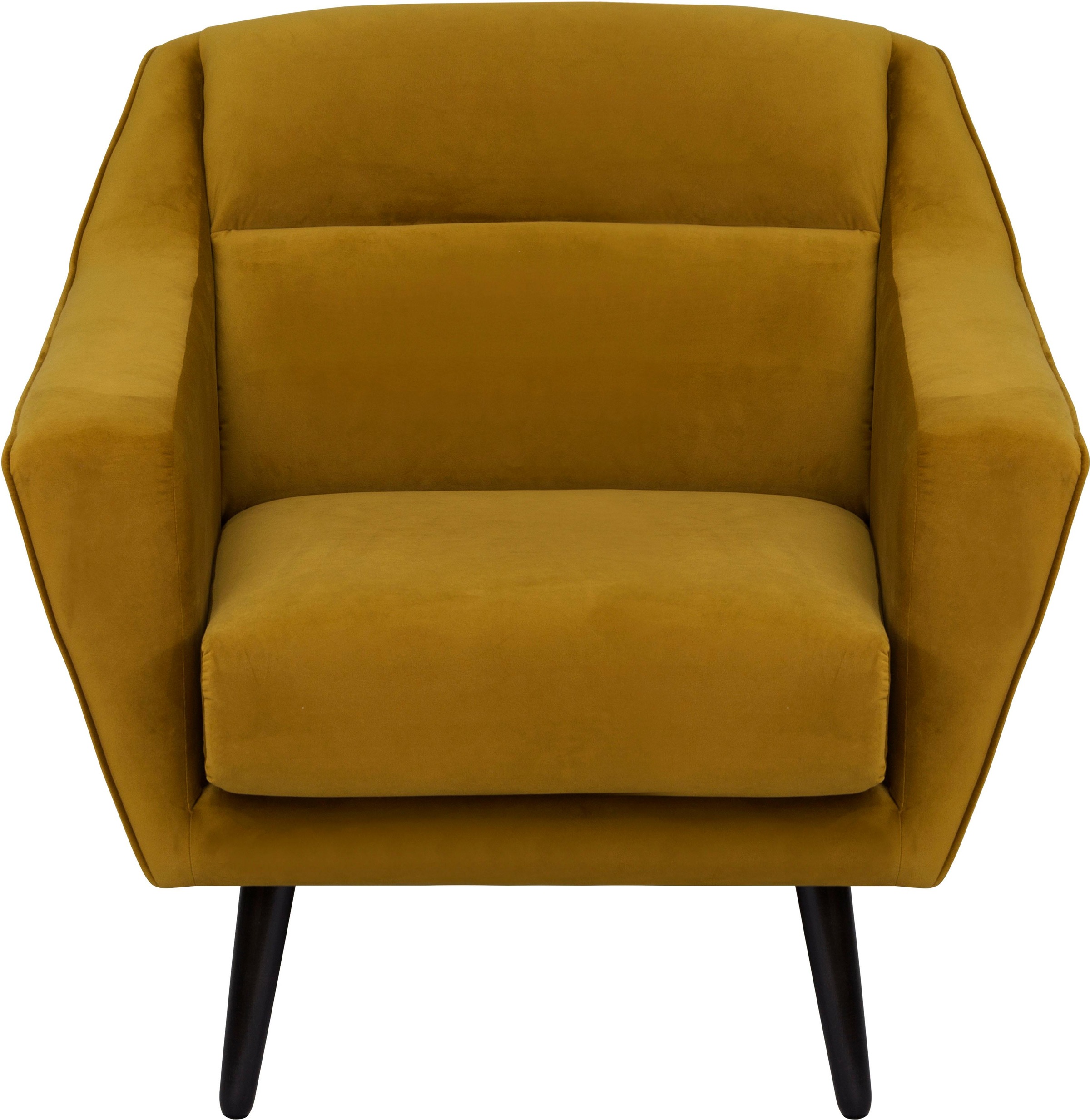 OTTO home Sessel "Bille" mit Naht im Rückenkissen und Eiche-Beinen, Design günstig online kaufen