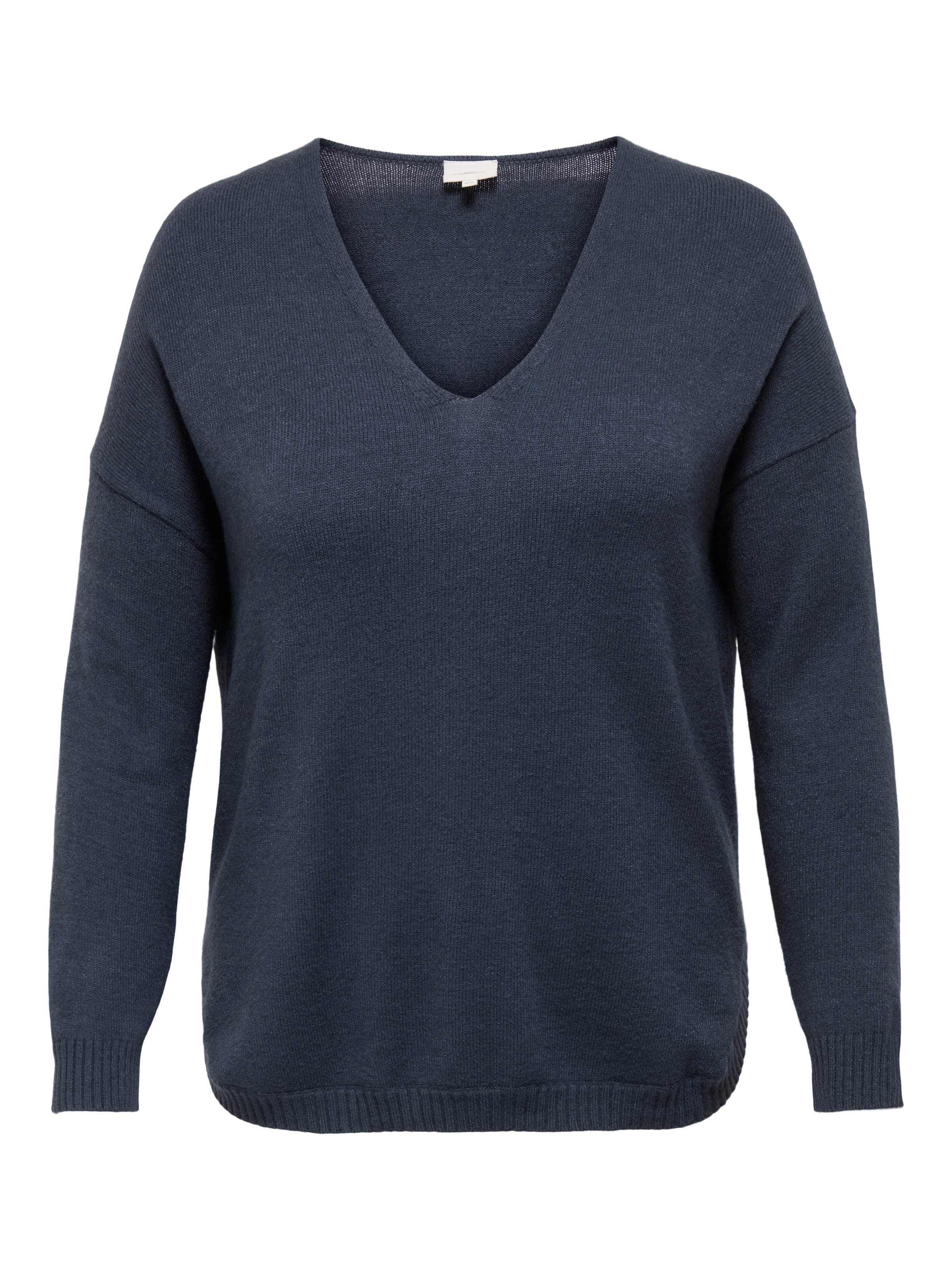 ONLY CARMAKOMA V-Ausschnitt-Pullover "CARMARGARETA LS PULLOVER KNT NOOS" günstig online kaufen