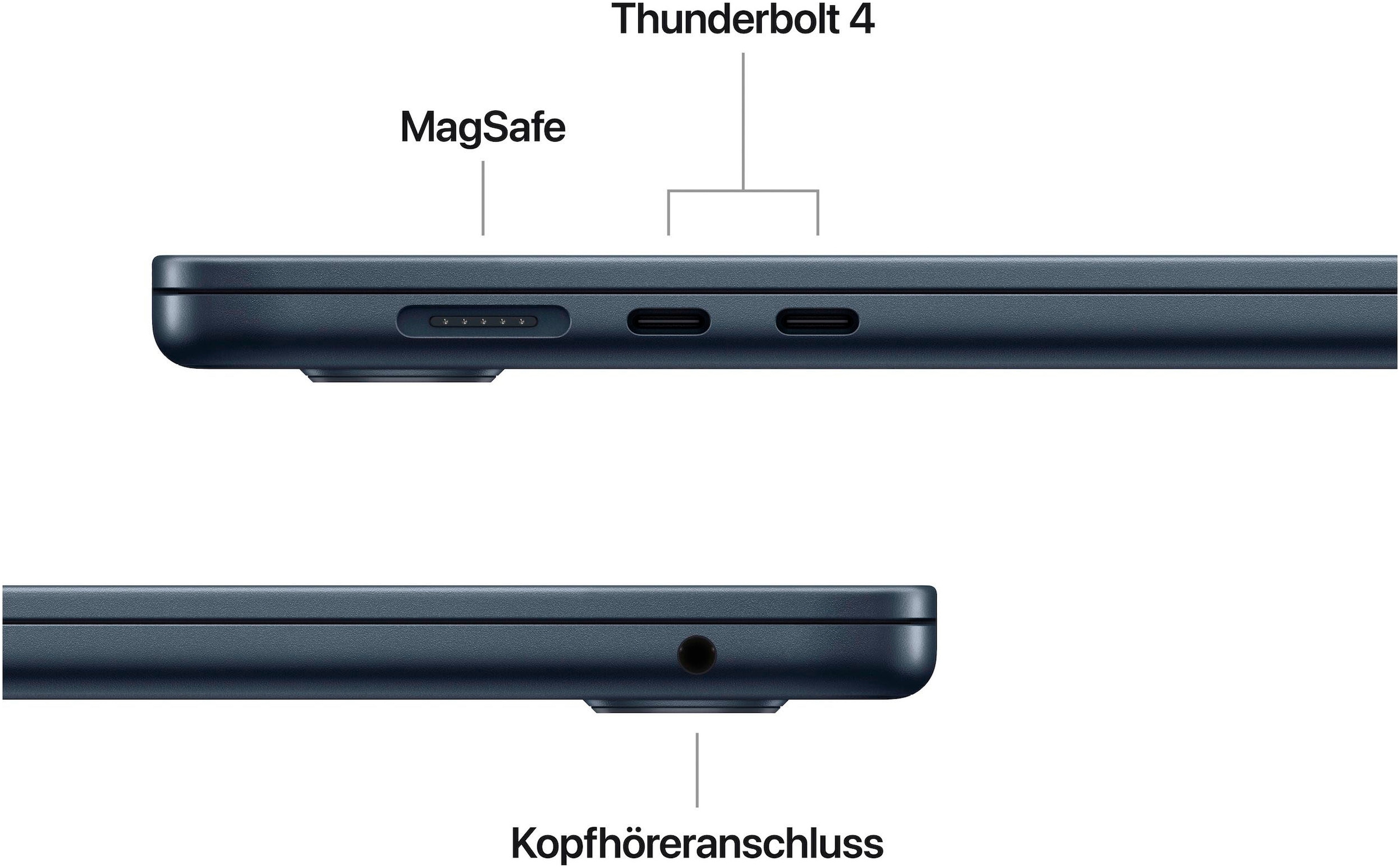 Apple Notebook »MacBook Air 15" CTO«, 38,91 cm, / 15,3 Zoll, Apple, M4, 10-Core GPU, 256 GB SSD