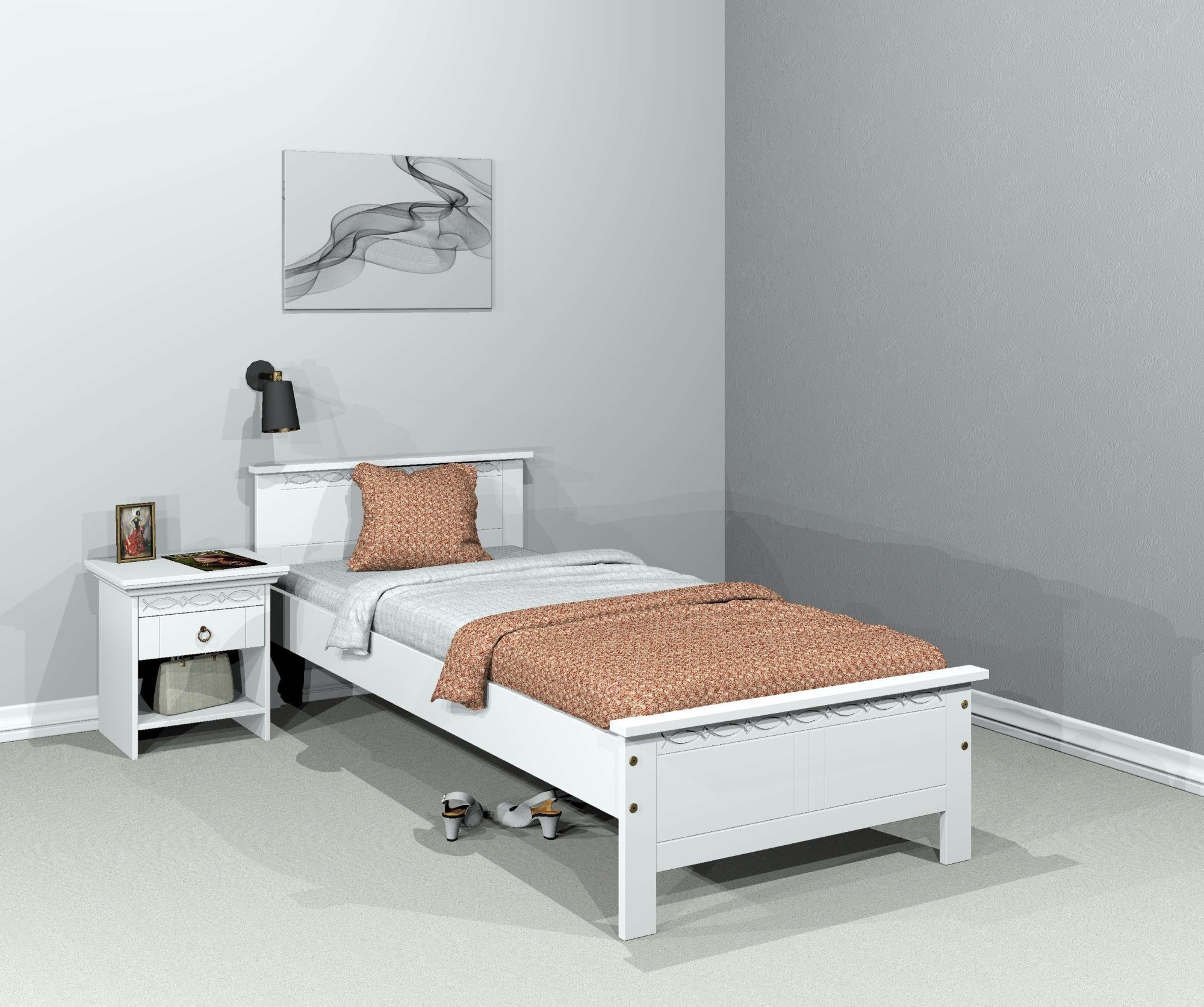 OTTO home Massivholzbett "Indra, TOPSELLER, Landhausstil, edles Design,zert günstig online kaufen