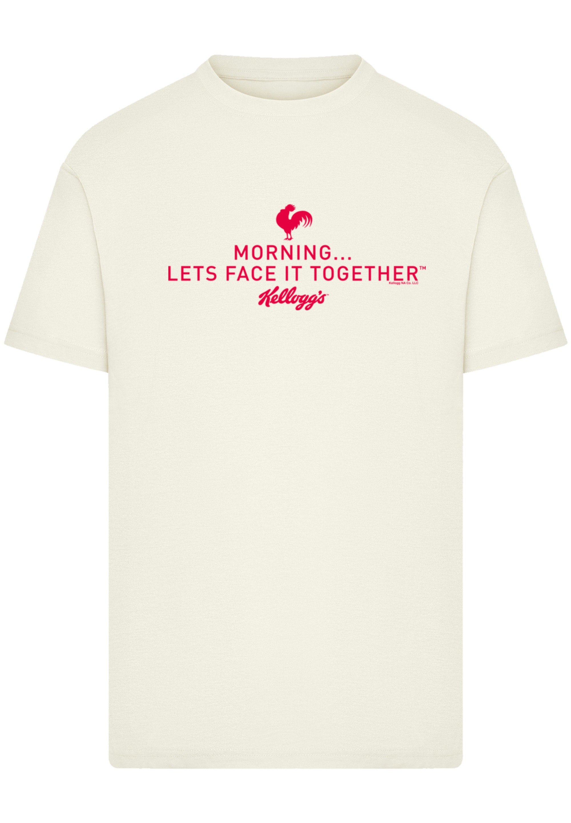 F4NT4STIC T-Shirt "Kelloggs Breakfast Cereals Morning Lets Face It" Premium günstig online kaufen