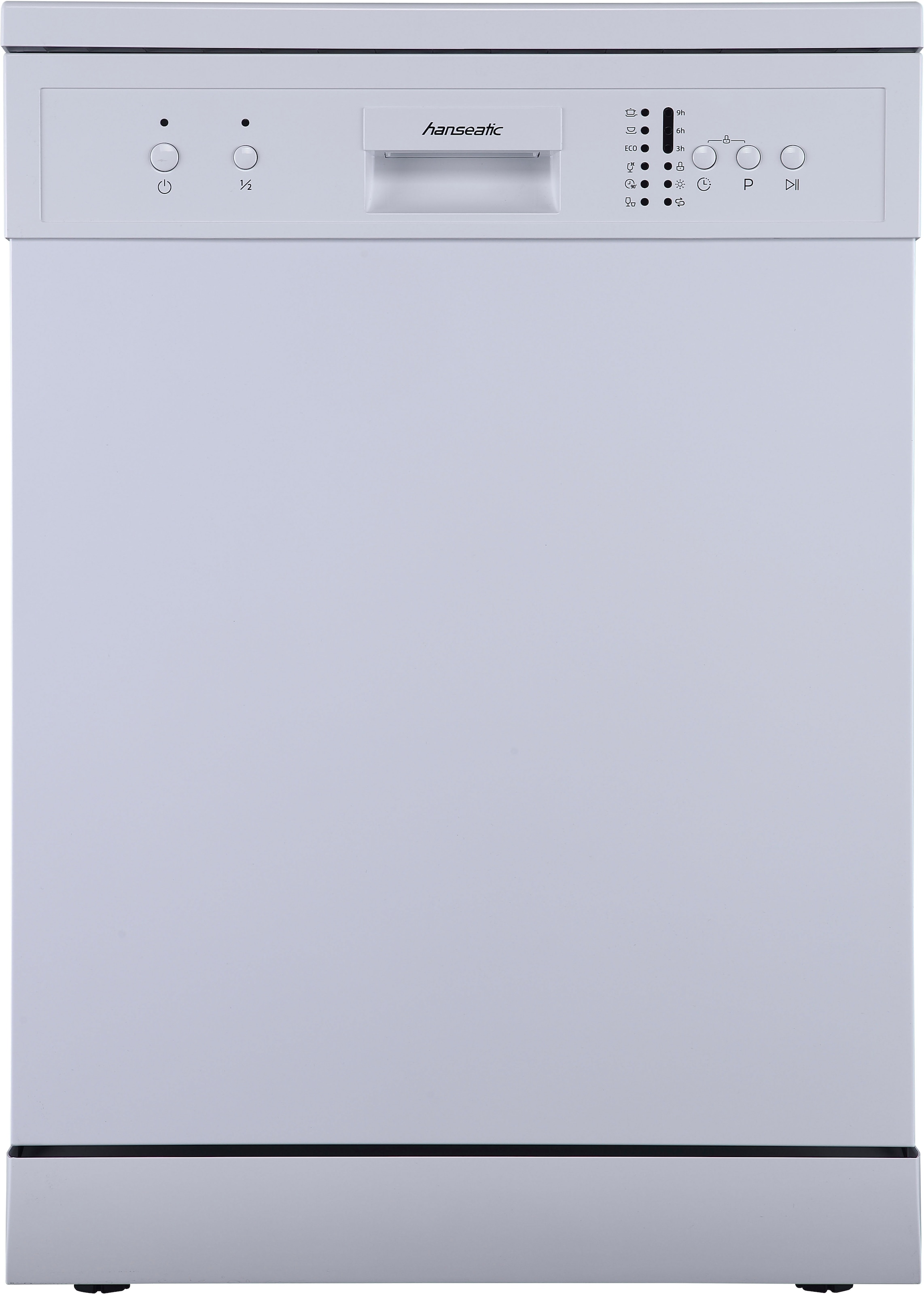Hanseatic Standgeschirrspüler "HG6085E127635W" 12 Maßgedecke Standgerät, gr günstig online kaufen