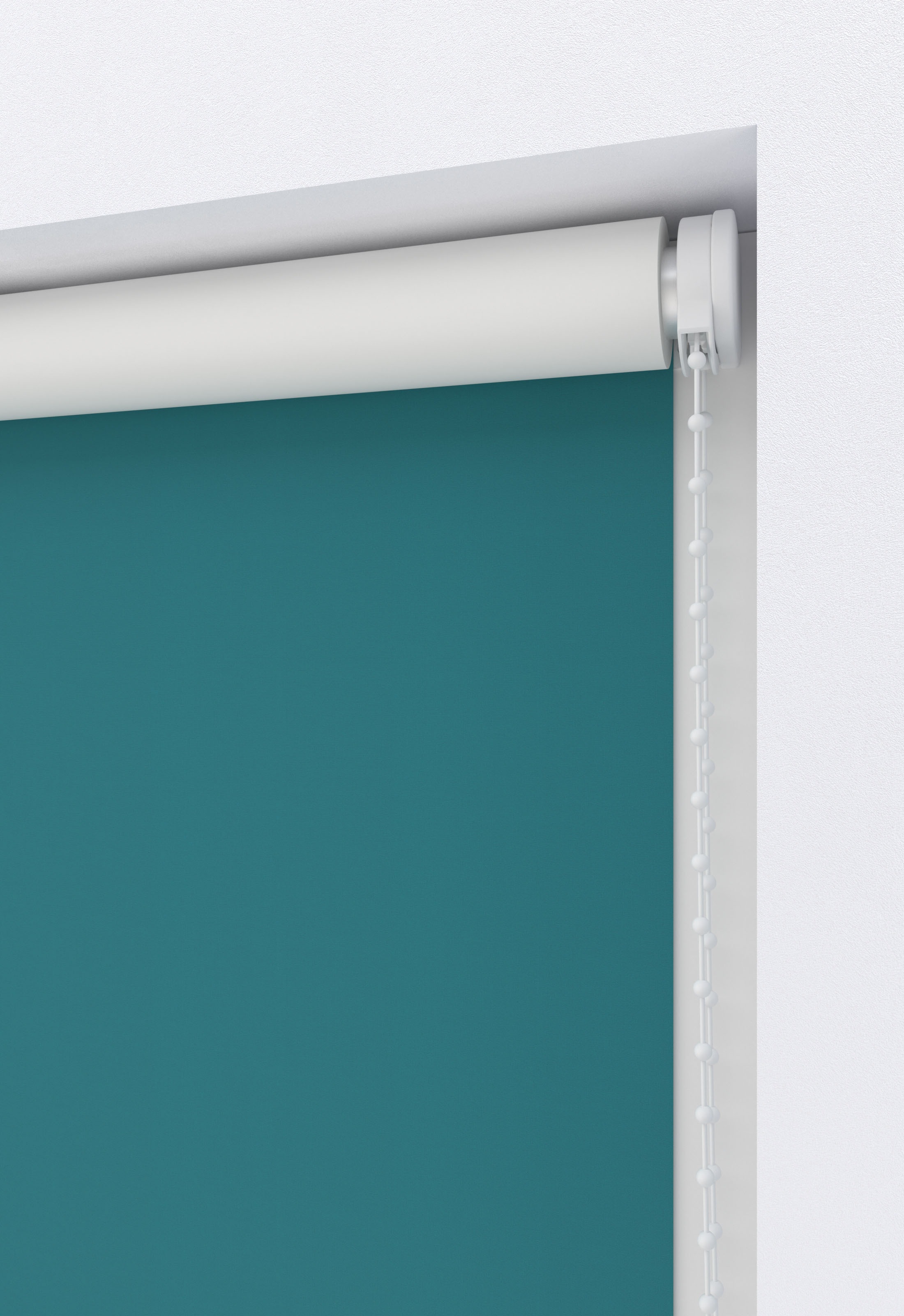 Thumbnail - my home Rollo "Ina" abdunkelnd Hitzeschutz  Wärmedämmung  energiesparend mit Bohren/ohne Bohren freihängend weiße Rückse...