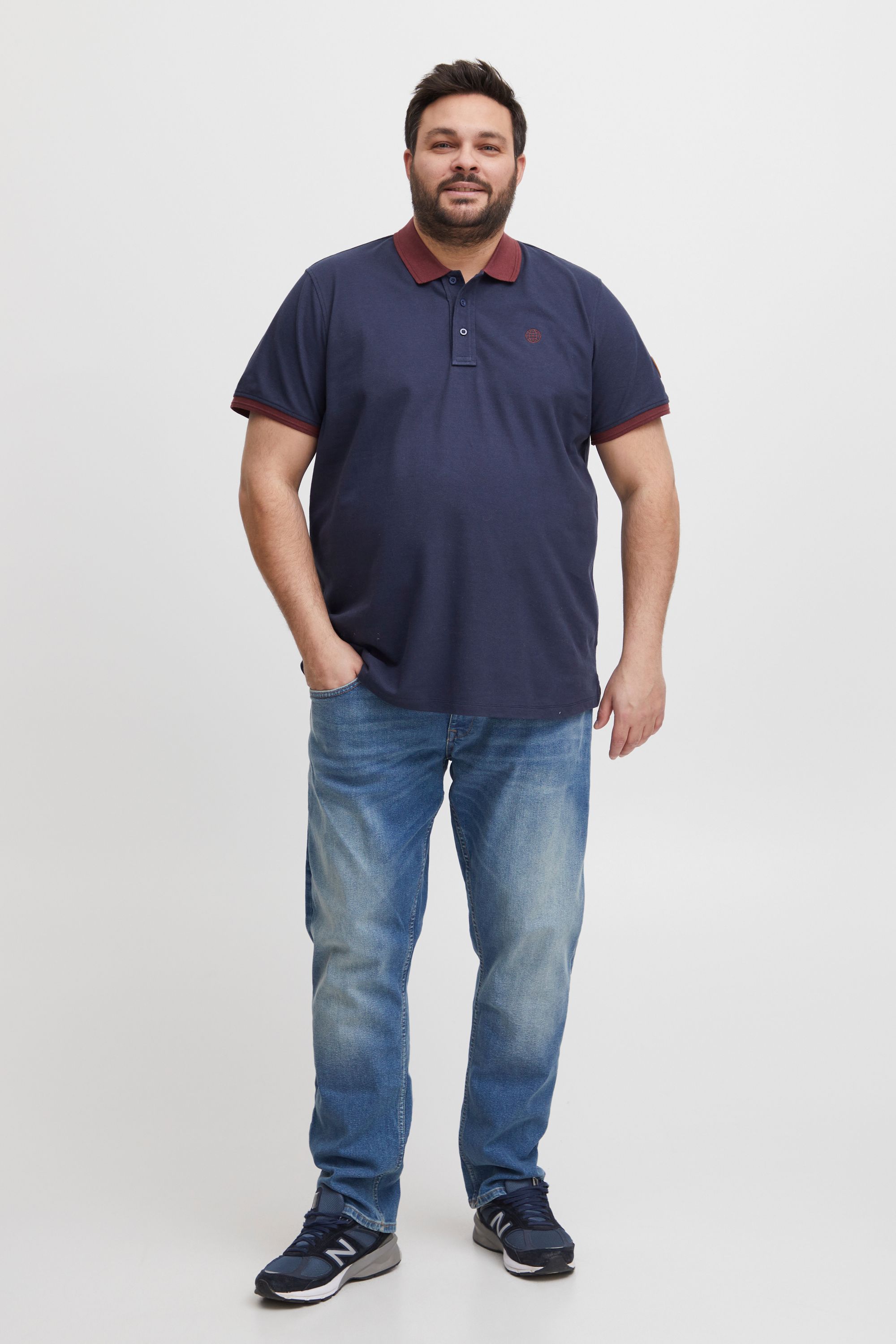 Thumbnail - Blend Poloshirt "BHRalf Big & Tall" Klassisches Polo-Shirt in großen Größen