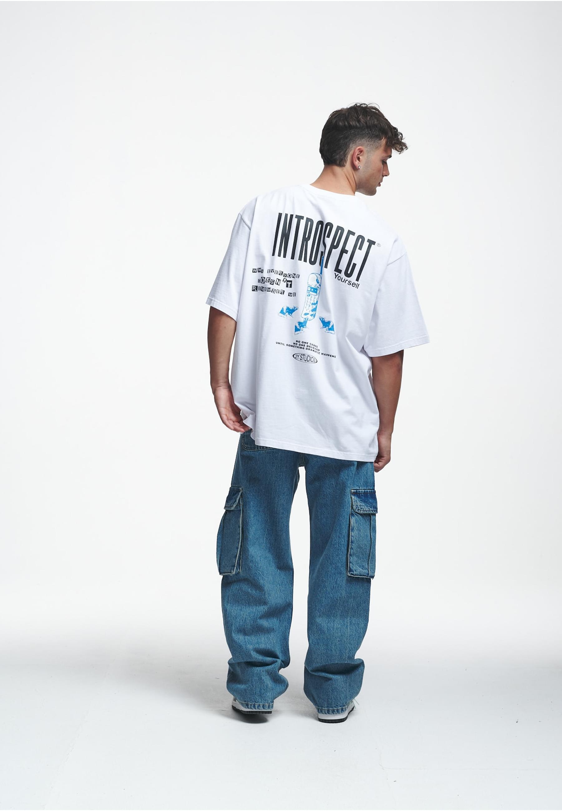 2Y Studios T-Shirt »2Y Studios Herren 2Y Introspect Oversize Tee«, (1 tlg.)