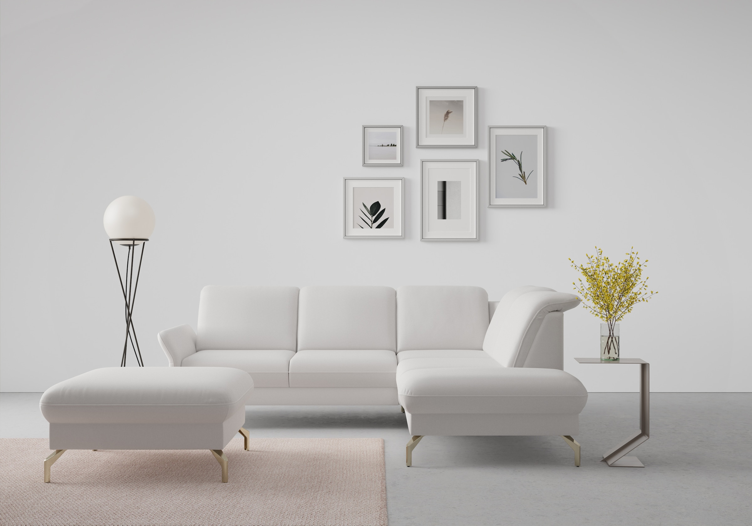 sit&more Ecksofa "Fashion L-Form" wahlweise mit Kopfteilverstellung, Vorzie günstig online kaufen