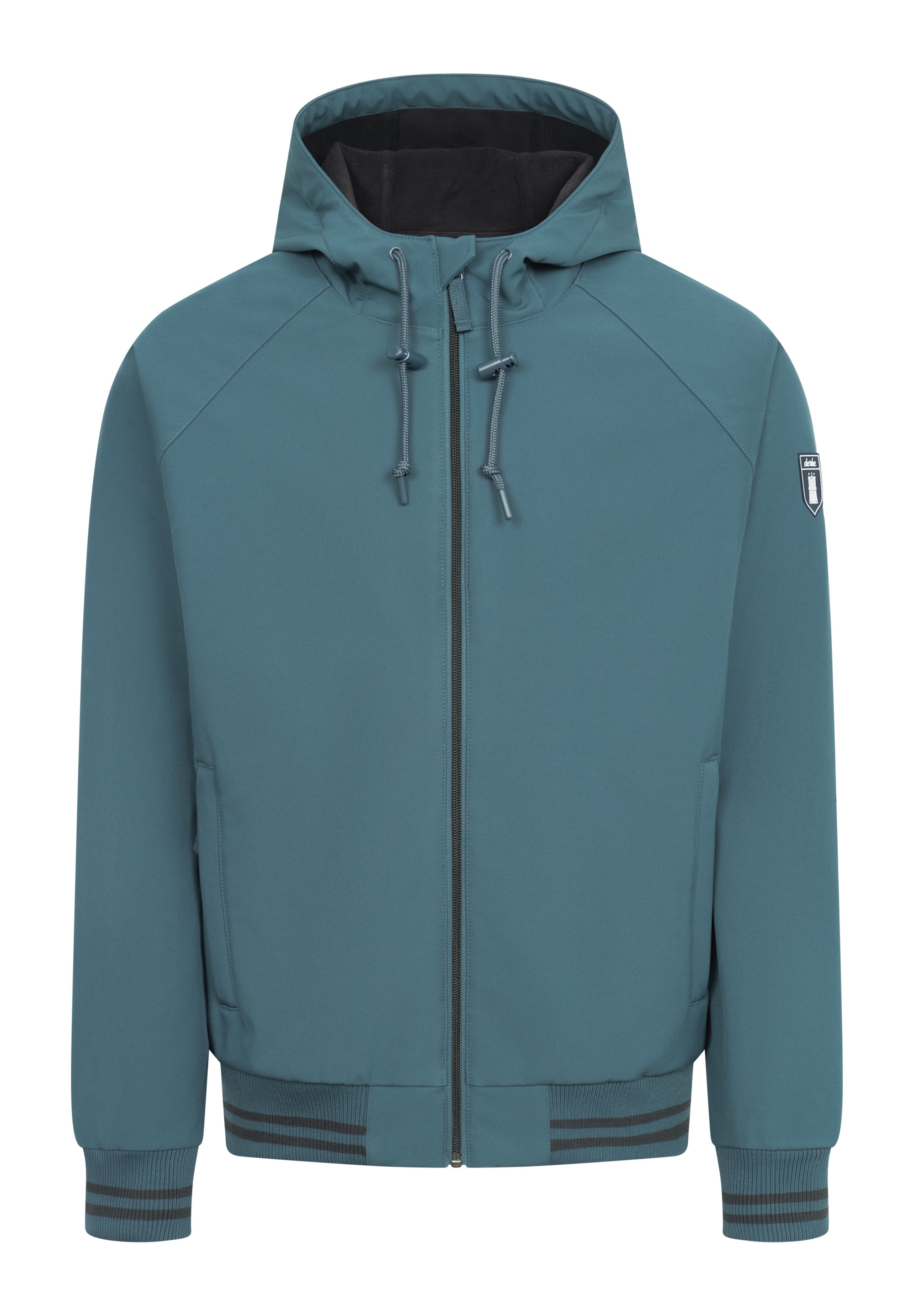 Derbe Softshelljacke »Helgoby«, mit Kapuze, wasserabweisend, winddicht, Kapuze