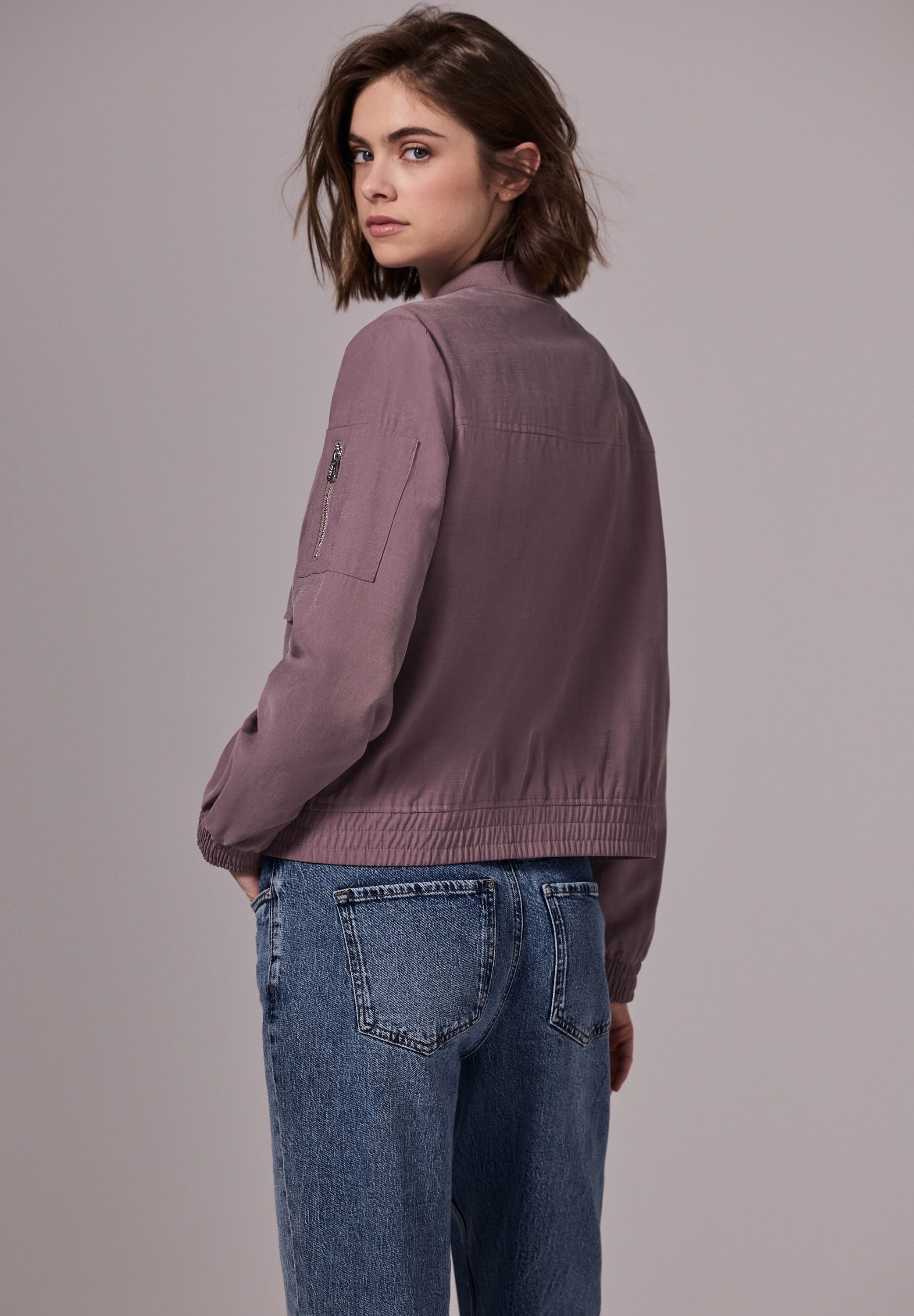 STREET ONE STUDIO Blouson, ohne Kapuze, mit Elastiksaum günstig online kaufen