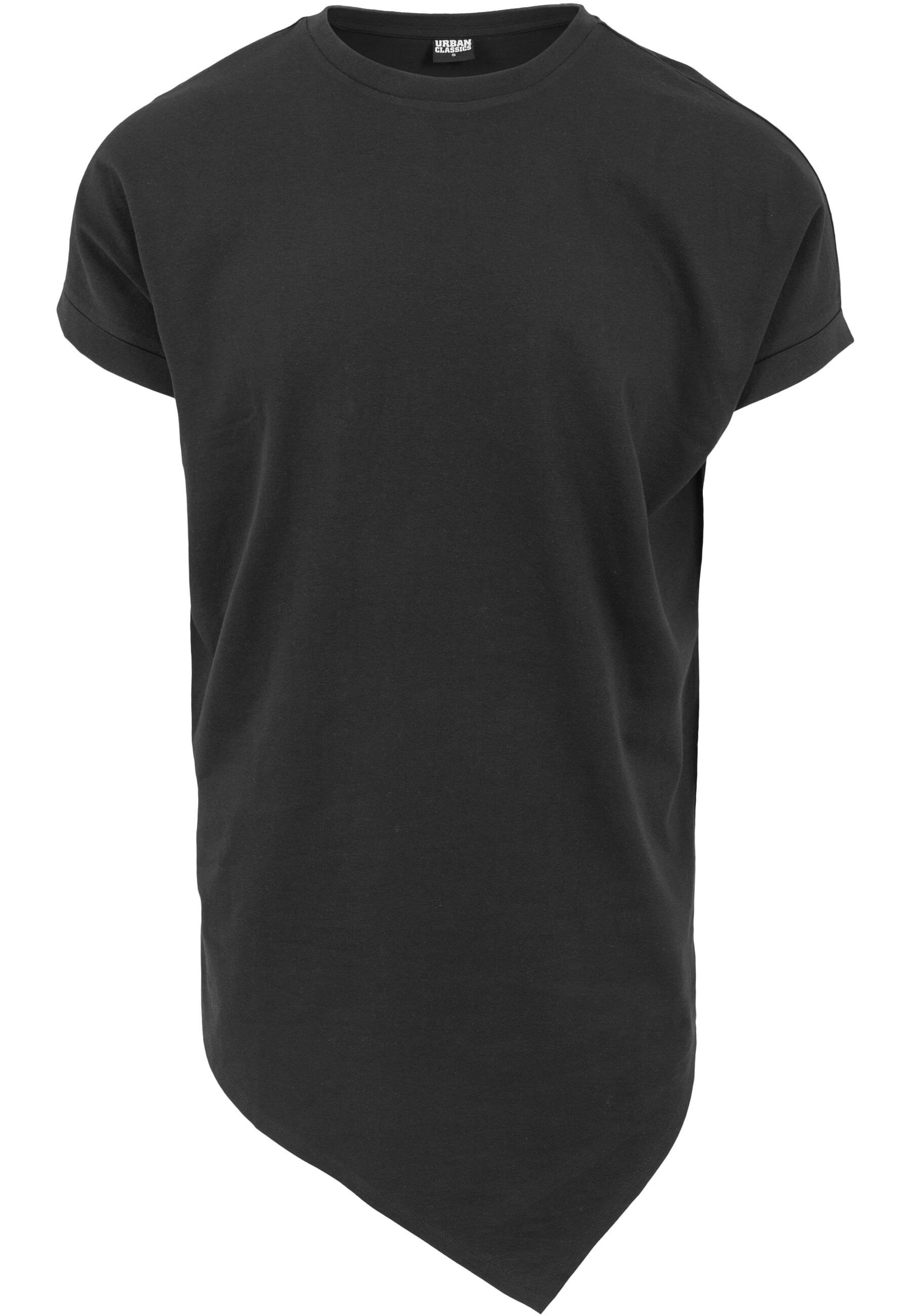 URBAN CLASSICS Langarmshirt "Urban Classics Herren Asymetric Long Tee"