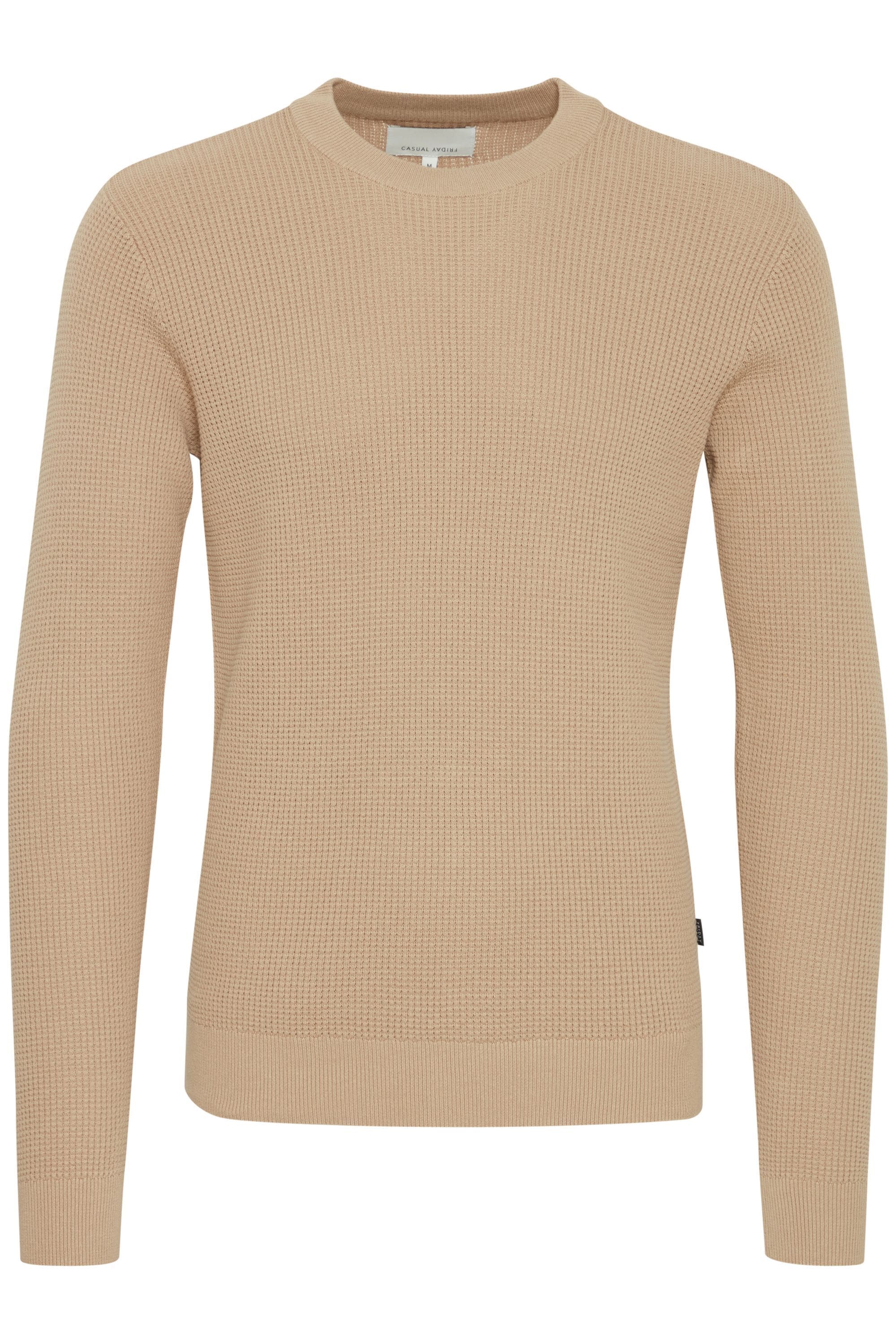 Casual Friday Strickpullover CFKarlo 0092 structured crew neck knit - 20504 günstig online kaufen