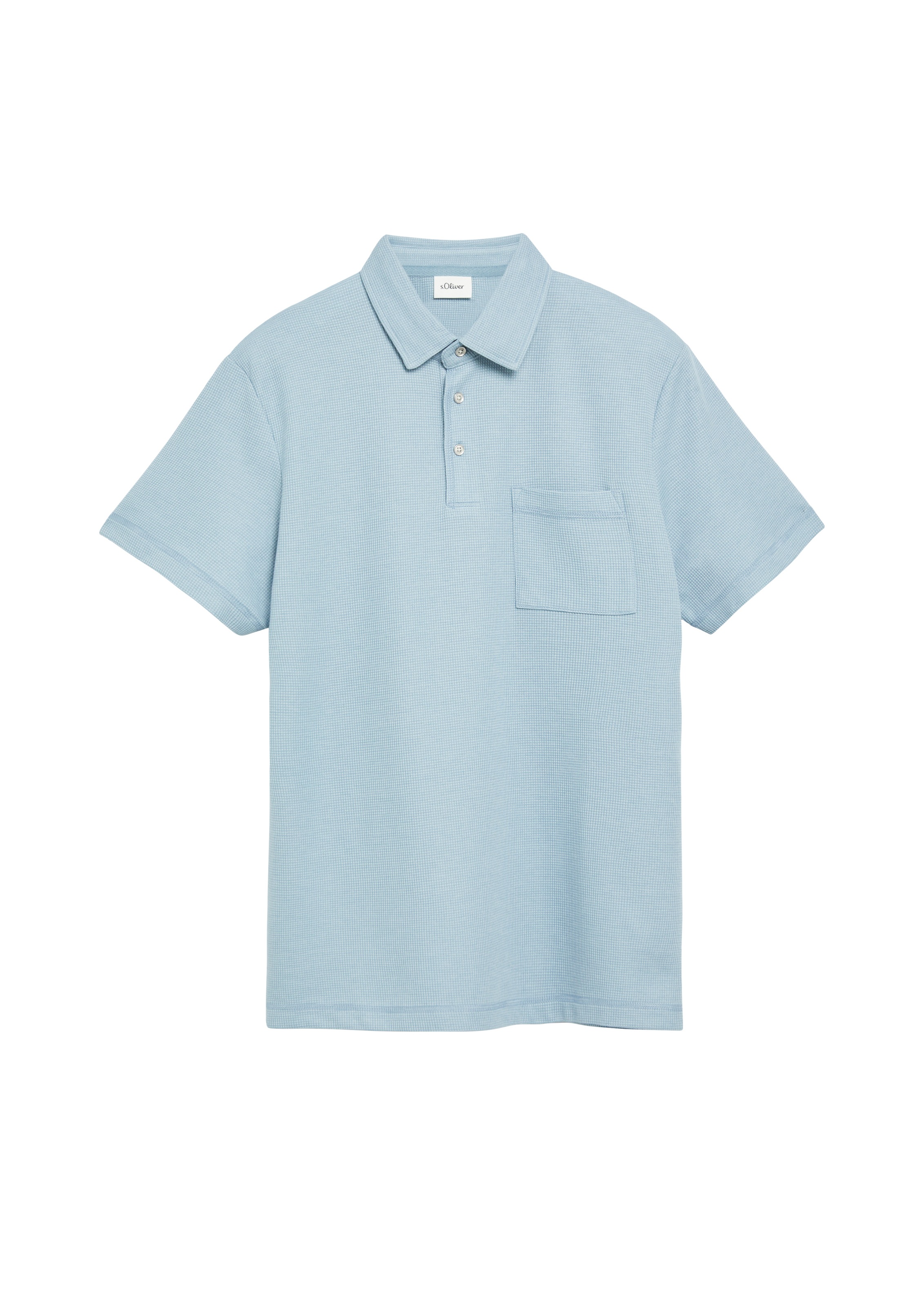s.Oliver Poloshirt Sommer-Shirt mit Brusttasche