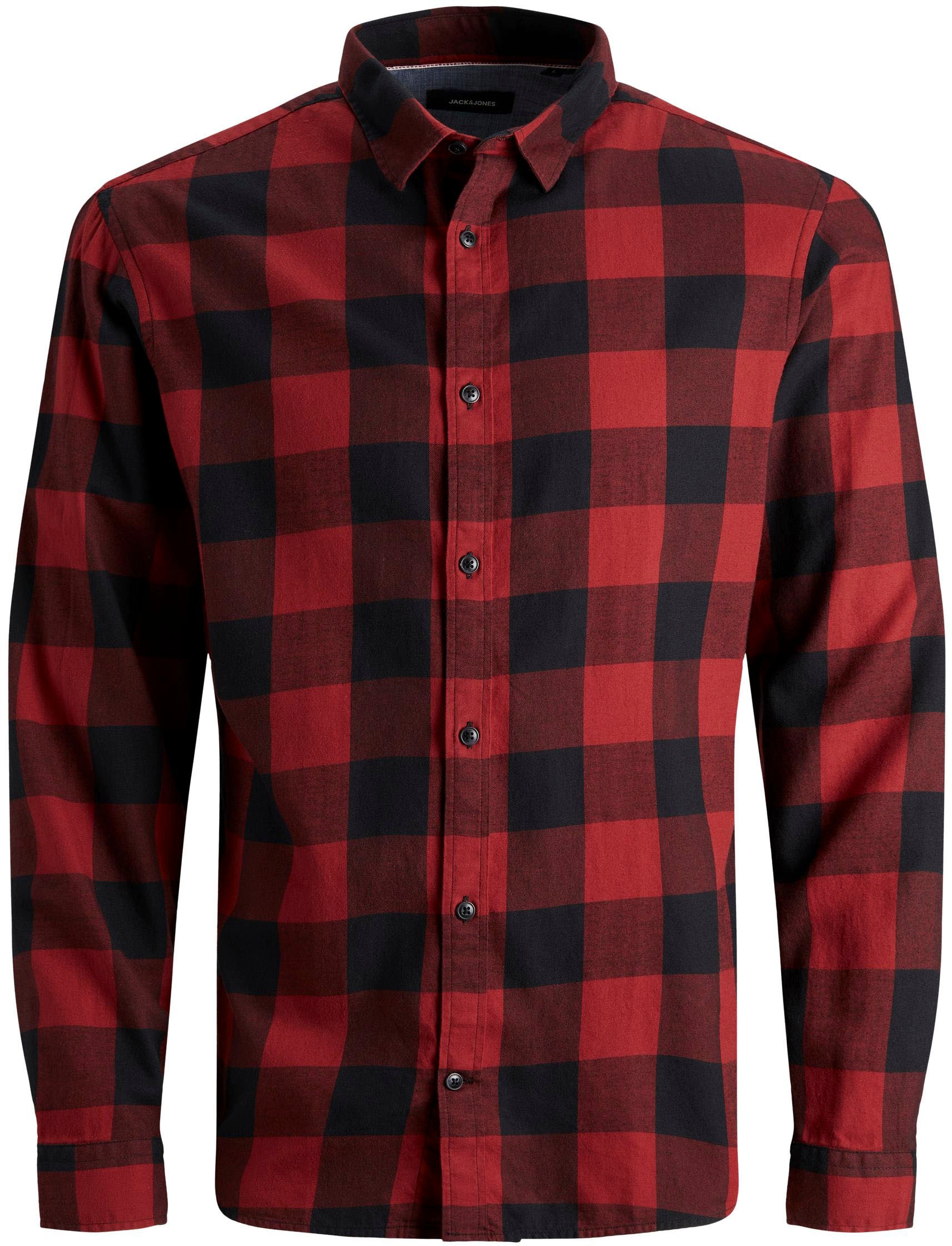 Jack & Jones Karohemd »JJ JJEGINGHAM TWILL SHIRT L/«