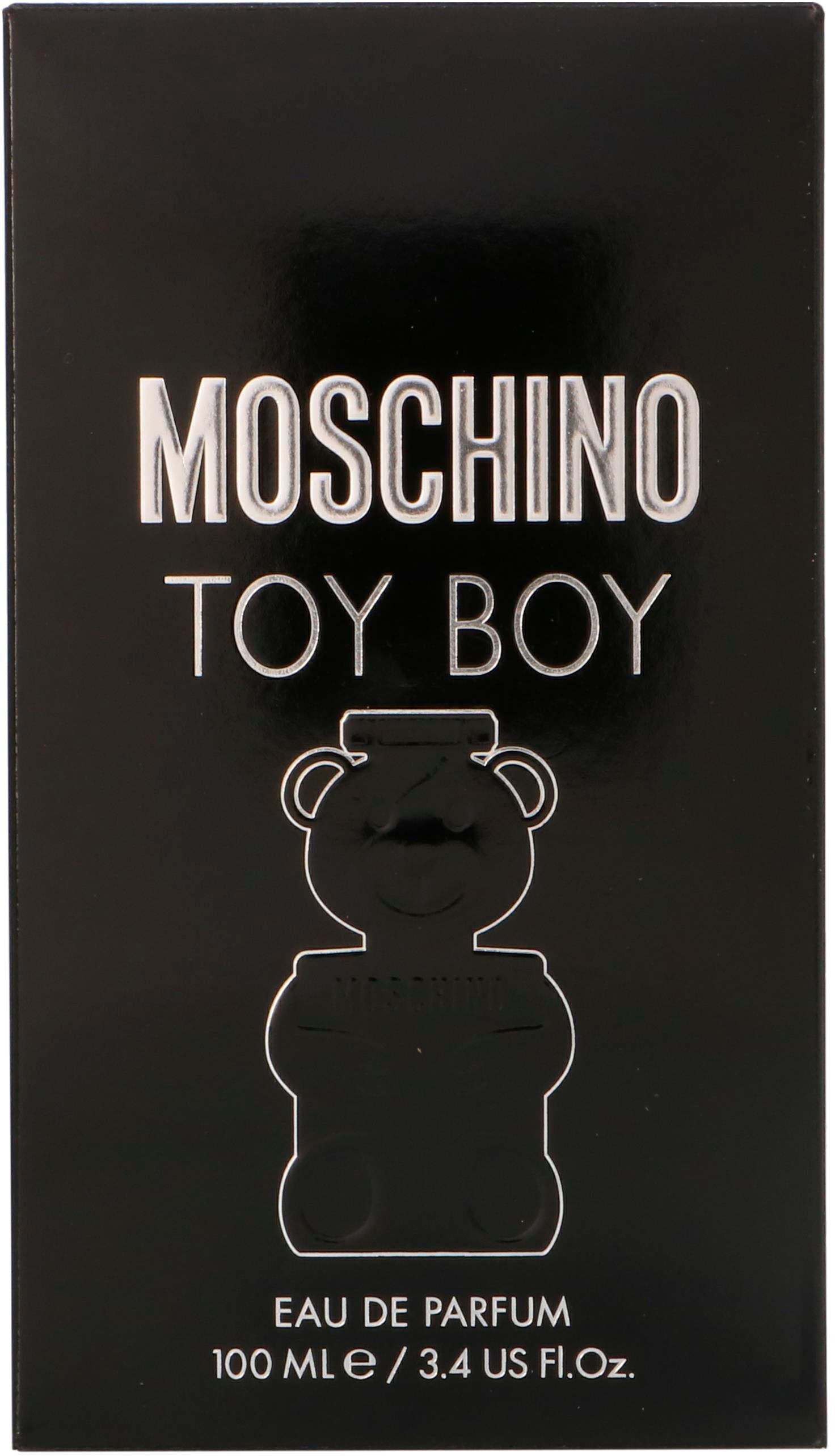 Moschino Eau de Parfum »Toy Boy«, Würziger Herrenduft mit Birne, Gewürznelke, Magnolie und Vetiver.