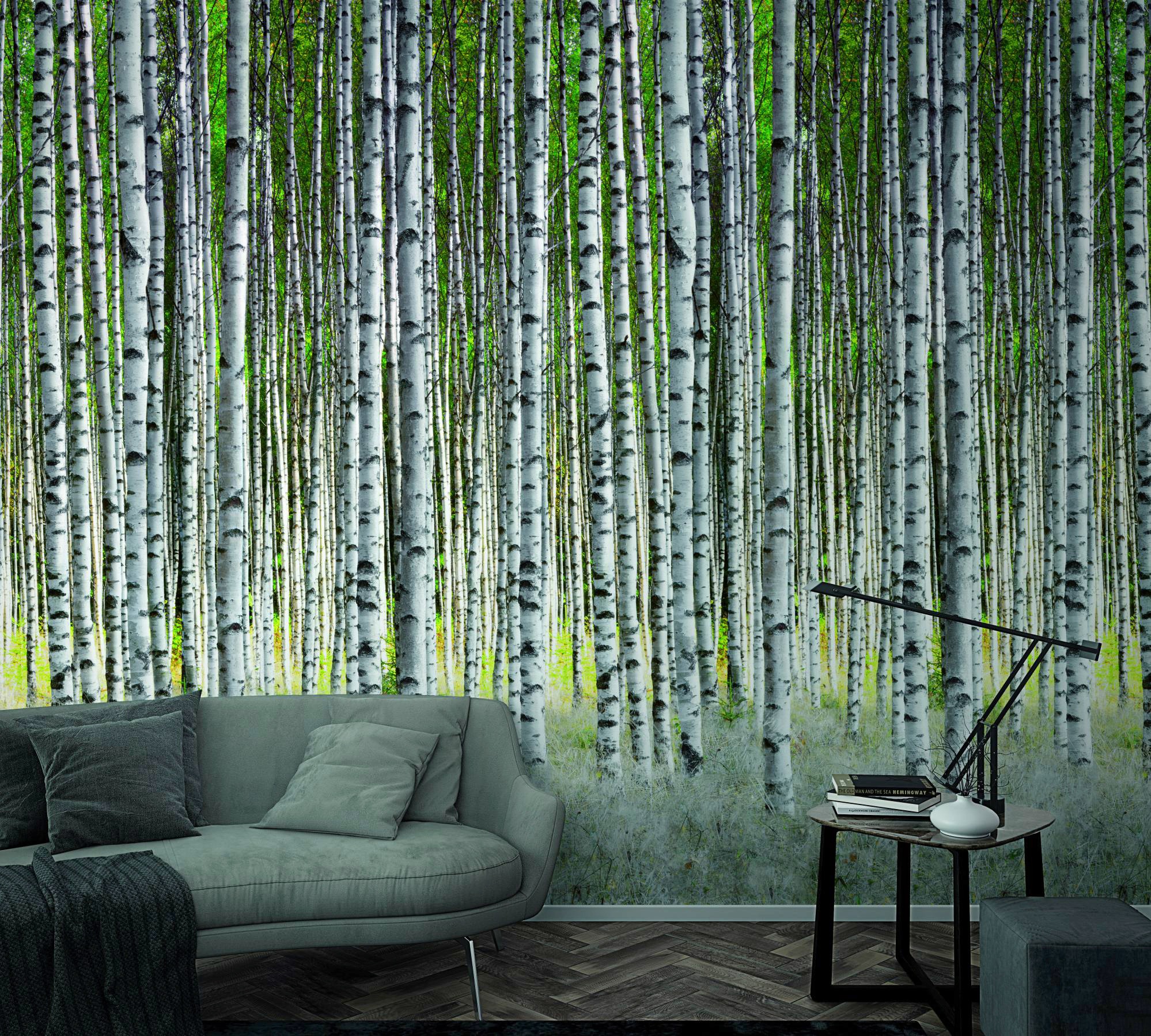Marburg Fototapete, Wald, moderne Tapete für Wohnzimmer Schlafzimmer Küche