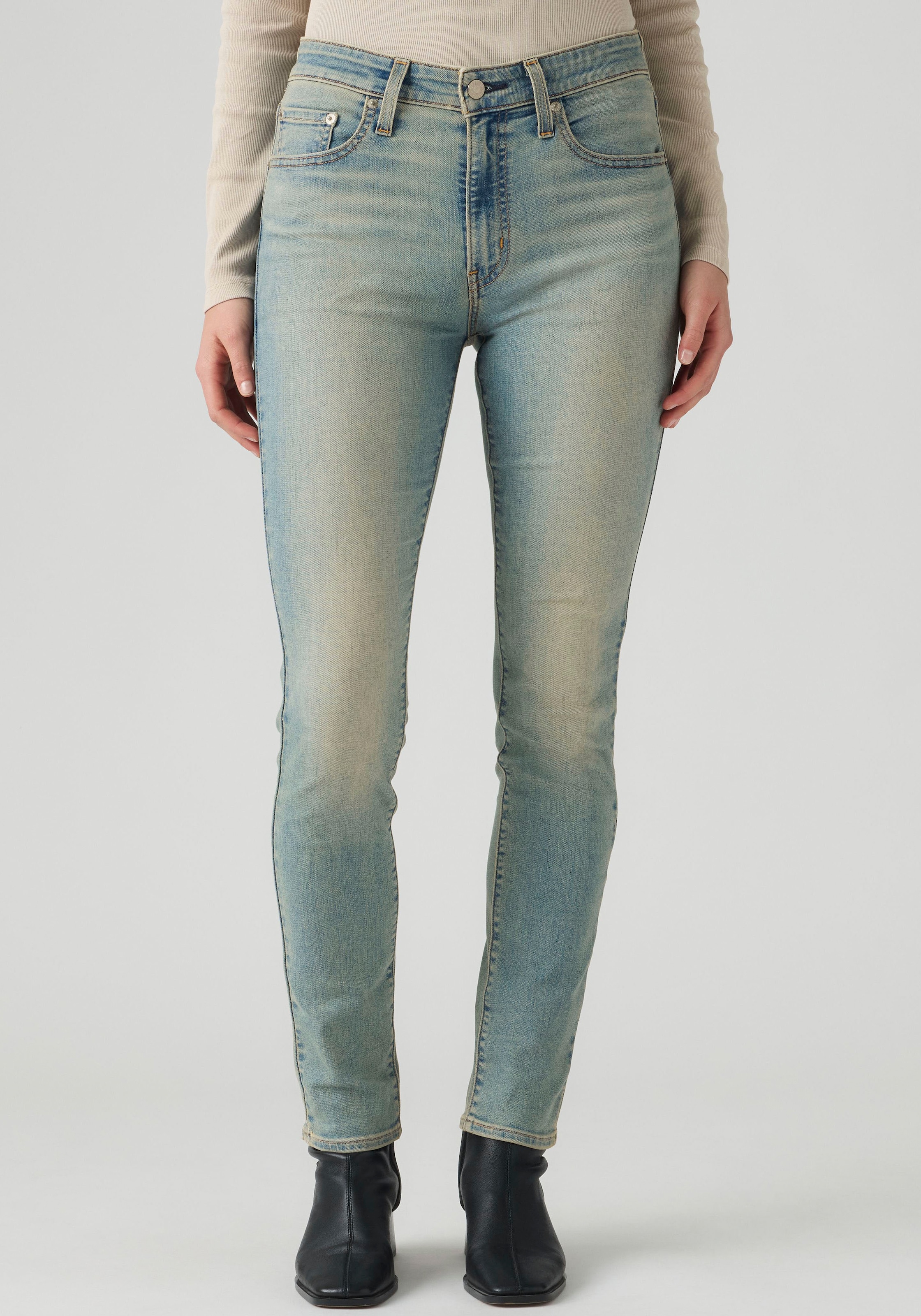 Profile Skinny-fit-Jeans mit hohem Bund