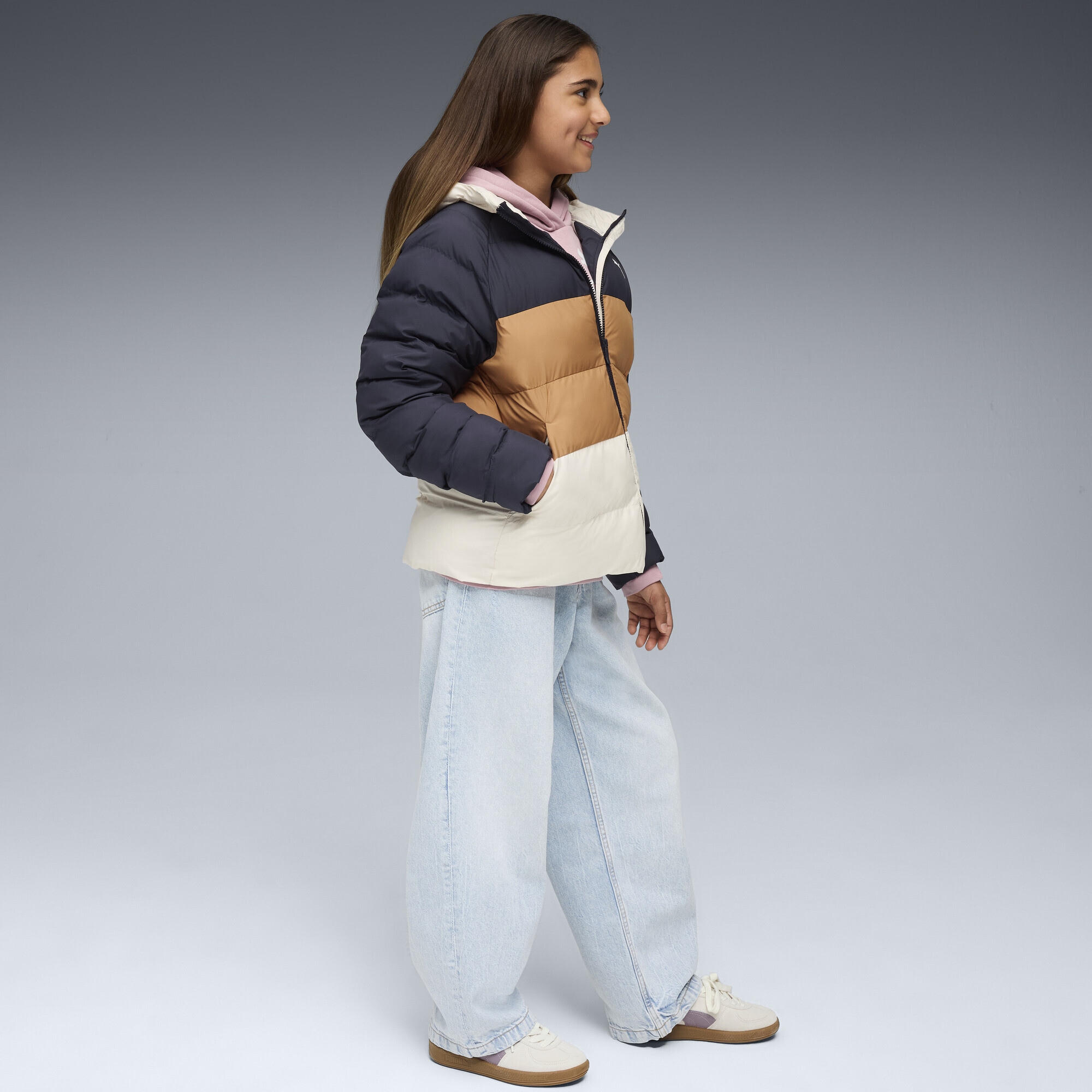 PUMA Winterjacke »Pufferjacke mit Kapuze Jugendliche«