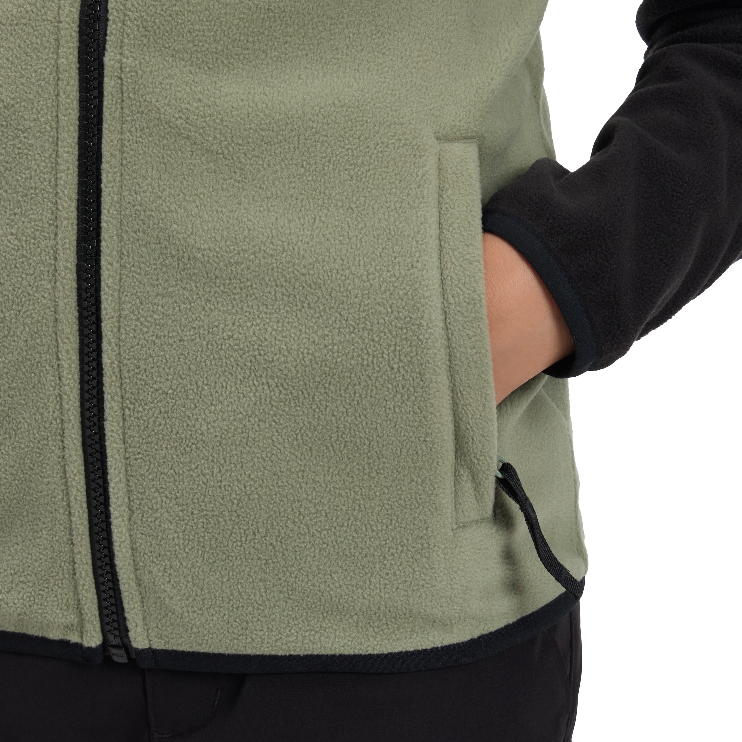 McKINLEY Fleecejacke »JU.-UNTERJACKE AMARO FZ FL B« Colorblocking Look, Reißverschlusstaschen