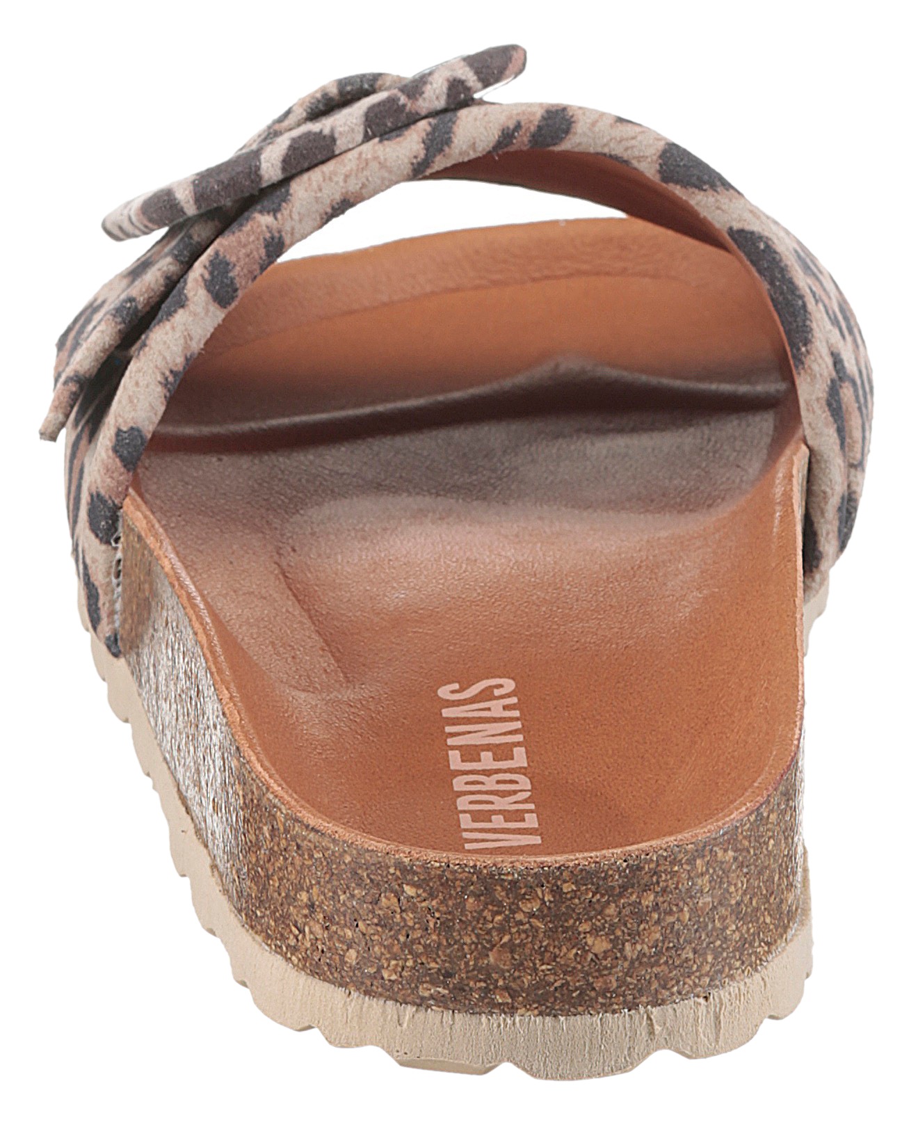 VERBENAS Pantolette "Reiko Leopardo Grande" Sommerschuh, Falt mit Schnallen günstig online kaufen
