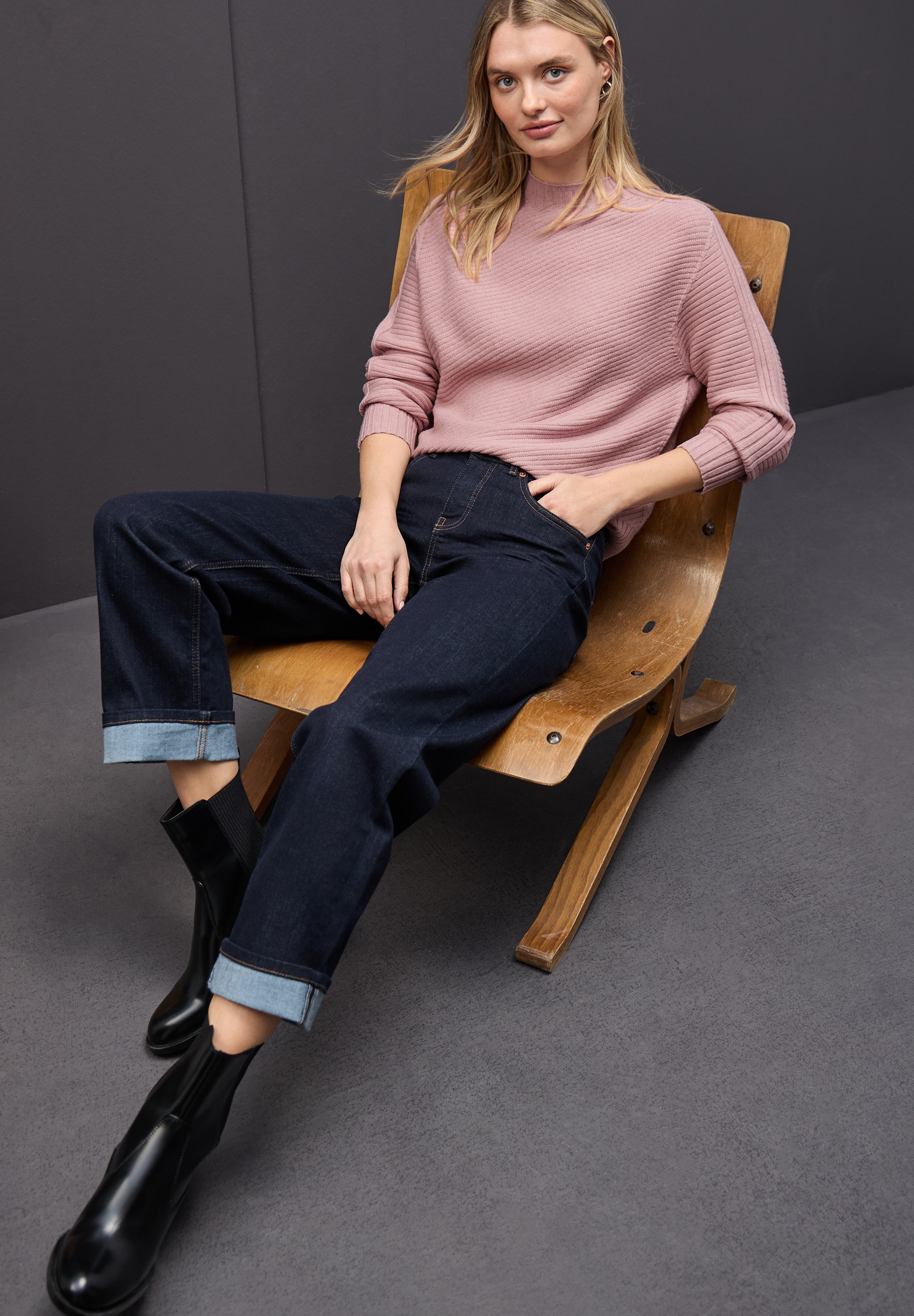 STREET ONE Strickpullover mit Turtleneck