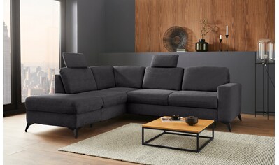 Places of Style Ecksofa »Lolland«, Wahlweise mit Bettfunktion und Stauraum, Federkern,... kaufen Places of Style Ecksofa »Lolland«, Wahlweise mit Bettfunktion und Stauraum, Federkern,... kaufen