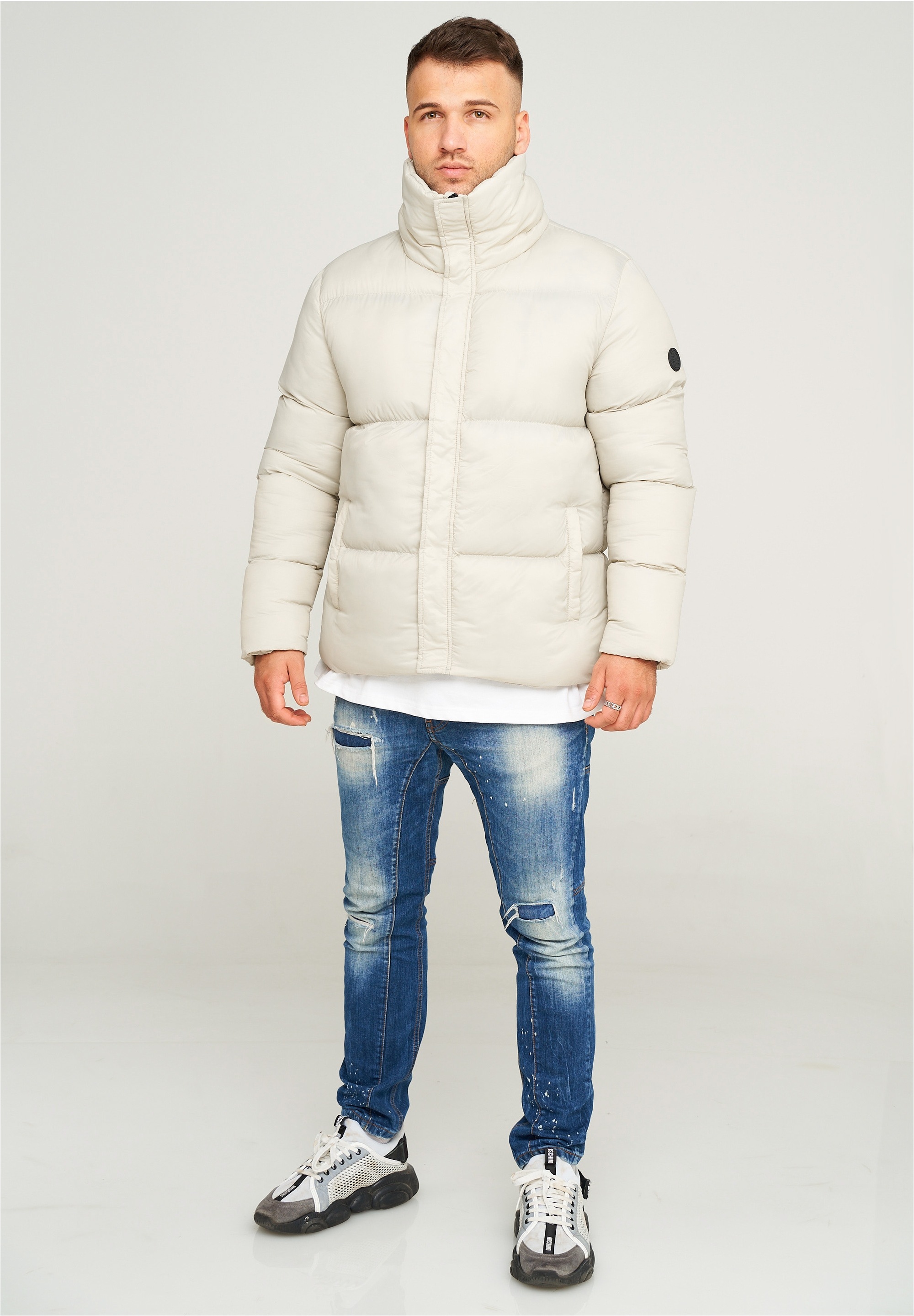behype Steppjacke »BHJEFFREY PUFFER«, mit hohem Kragen