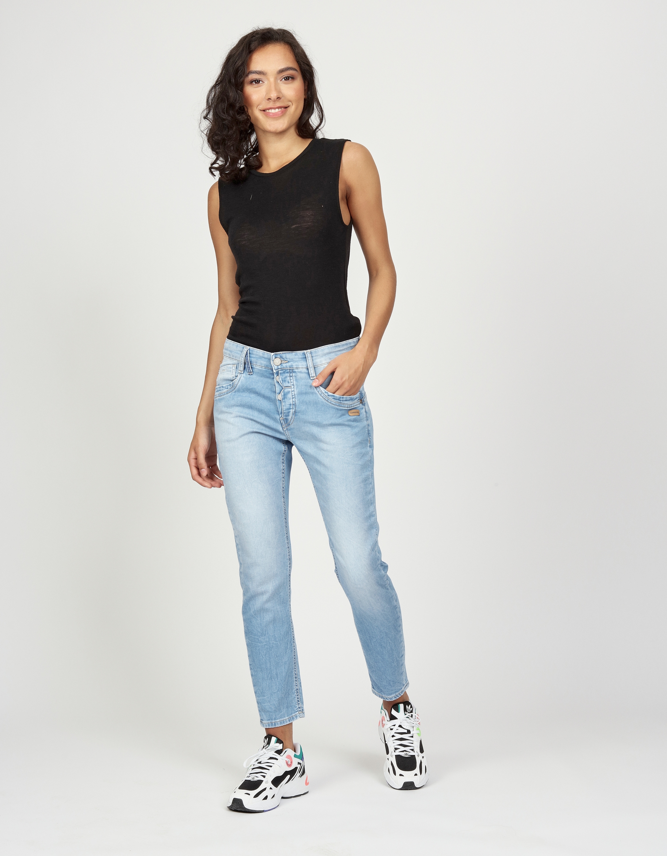 GANG Relax-fit-Jeans »GANG Jeans Relaxed Fit 94GERDA CROPPED«
