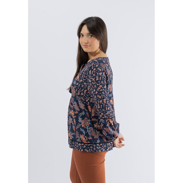 October Klassische Bluse, mit floralem Allover-Print bestellen | BAUR