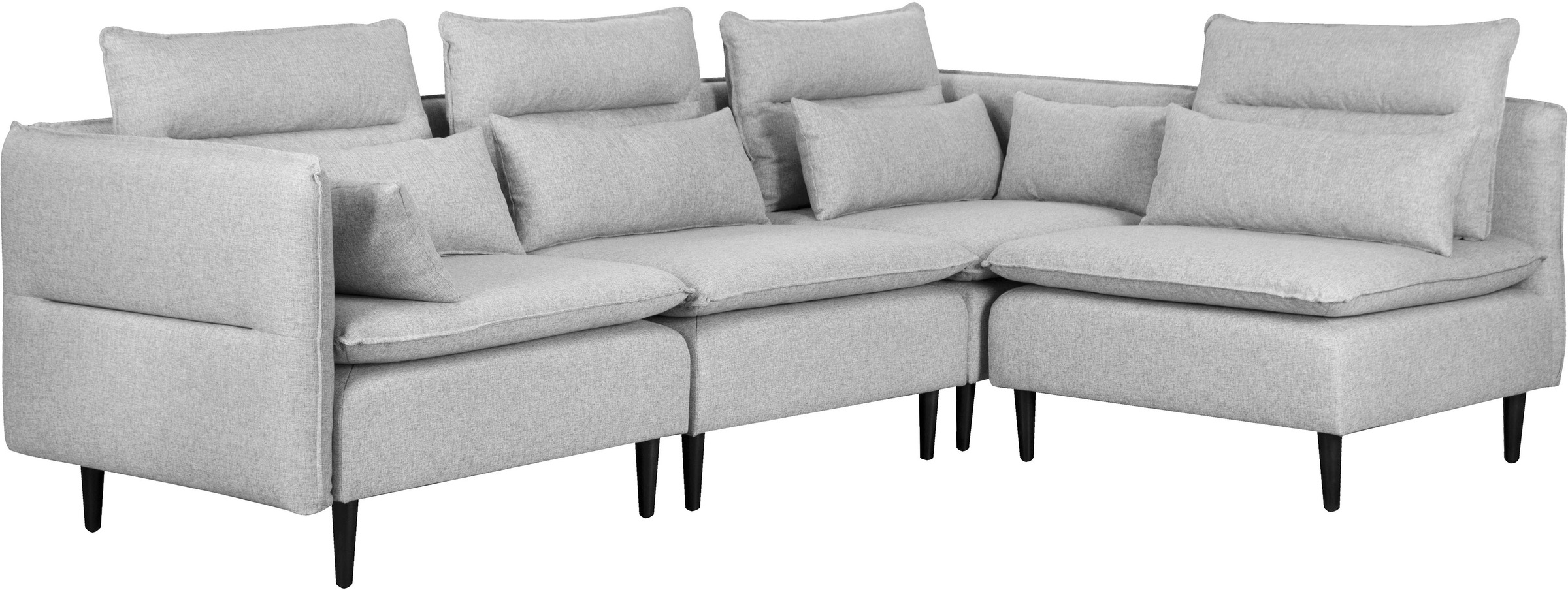 andas Ecksofa »ALVIK L-Form«, zusammengesetzt aus Modulen, erweiterbar mit Modulen der Serie