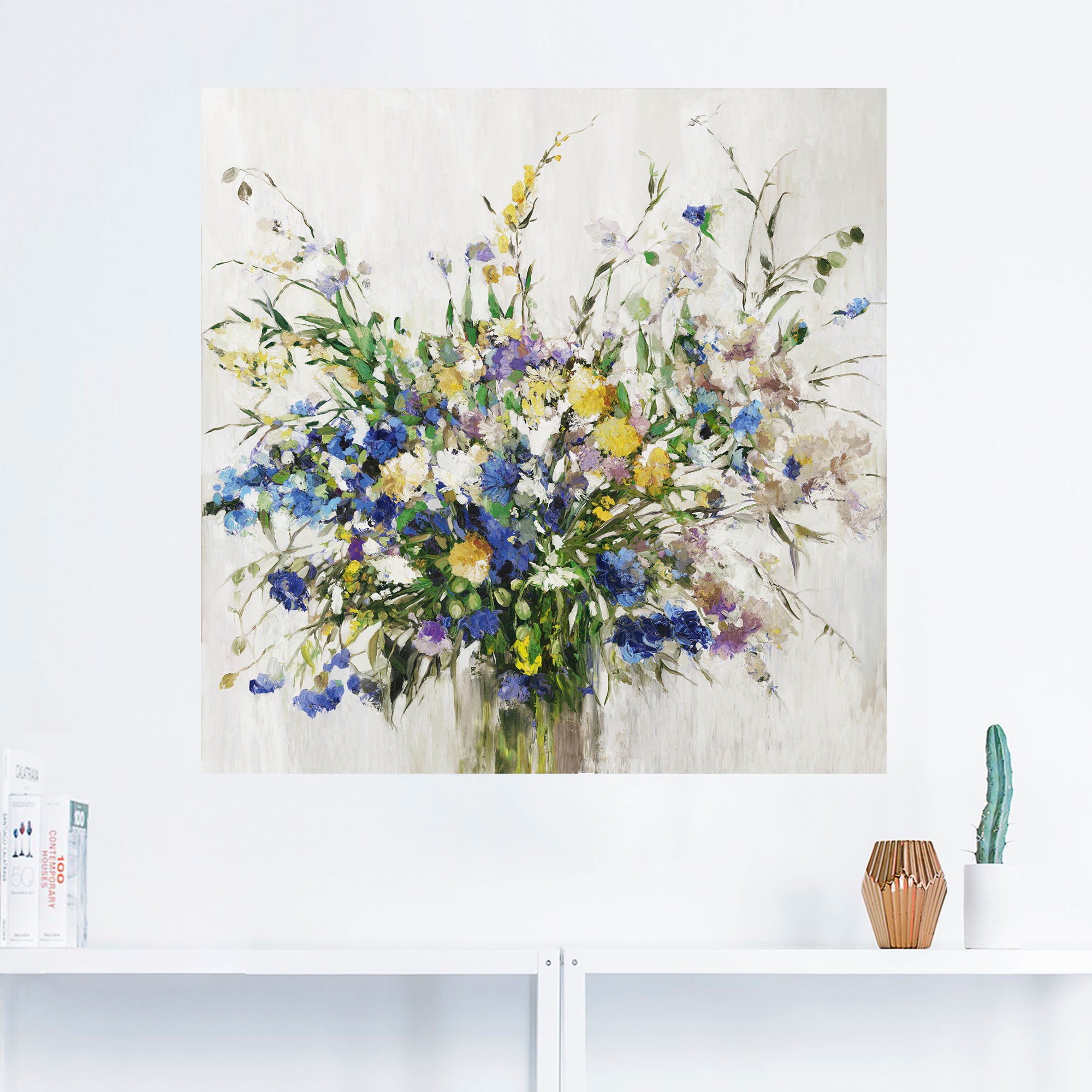 Artland Wandbild »Wildblumenstrauß«, Blumenbilder, (1 St.), als Alubild,  Leinwandbild, Wandaufkleber oder Poster in versch. Größen bestellen | BAUR