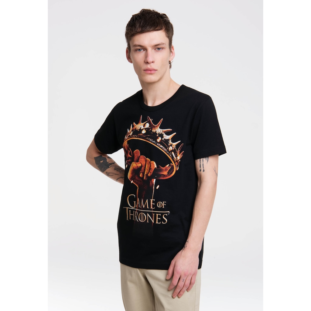 LOGOSHIRT T-Shirt »Game of Thrones - Krone«