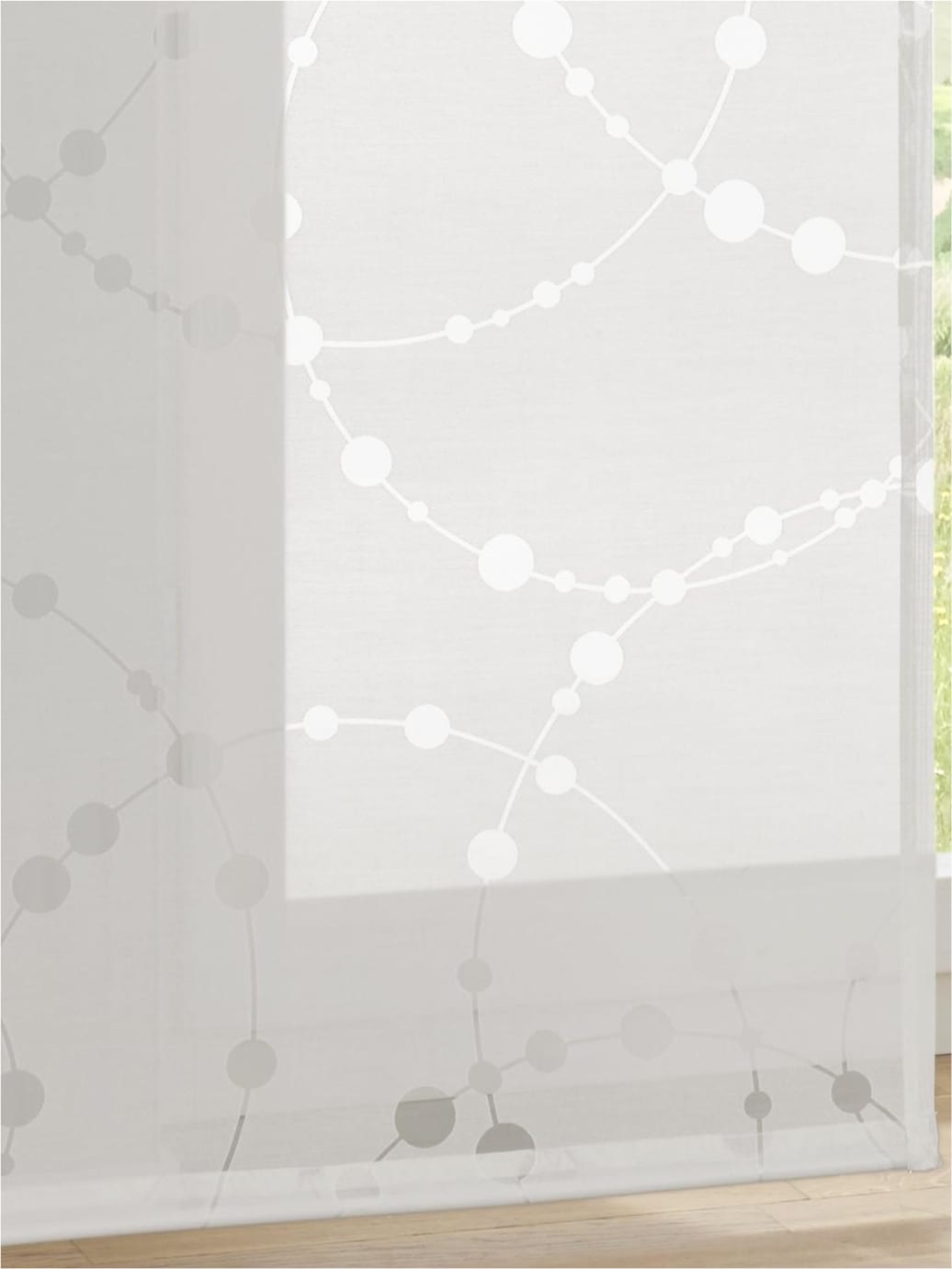 heine home Schiebegardine Klettschiene 1 Stk. tlg.