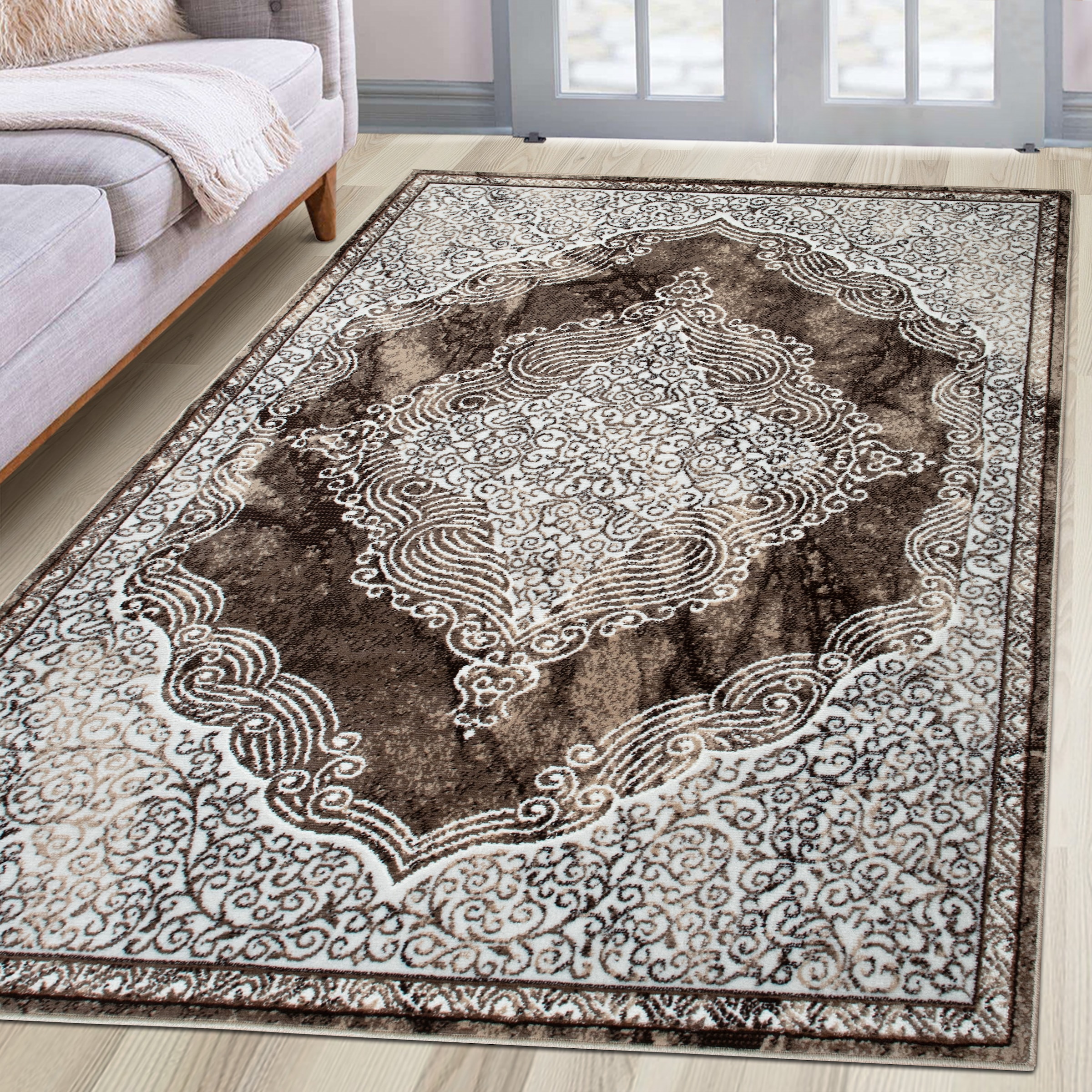 OTTO home Teppich "Harvii, kurzflor" rechteckig 8 mm Höhe Orient-Design, we günstig online kaufen