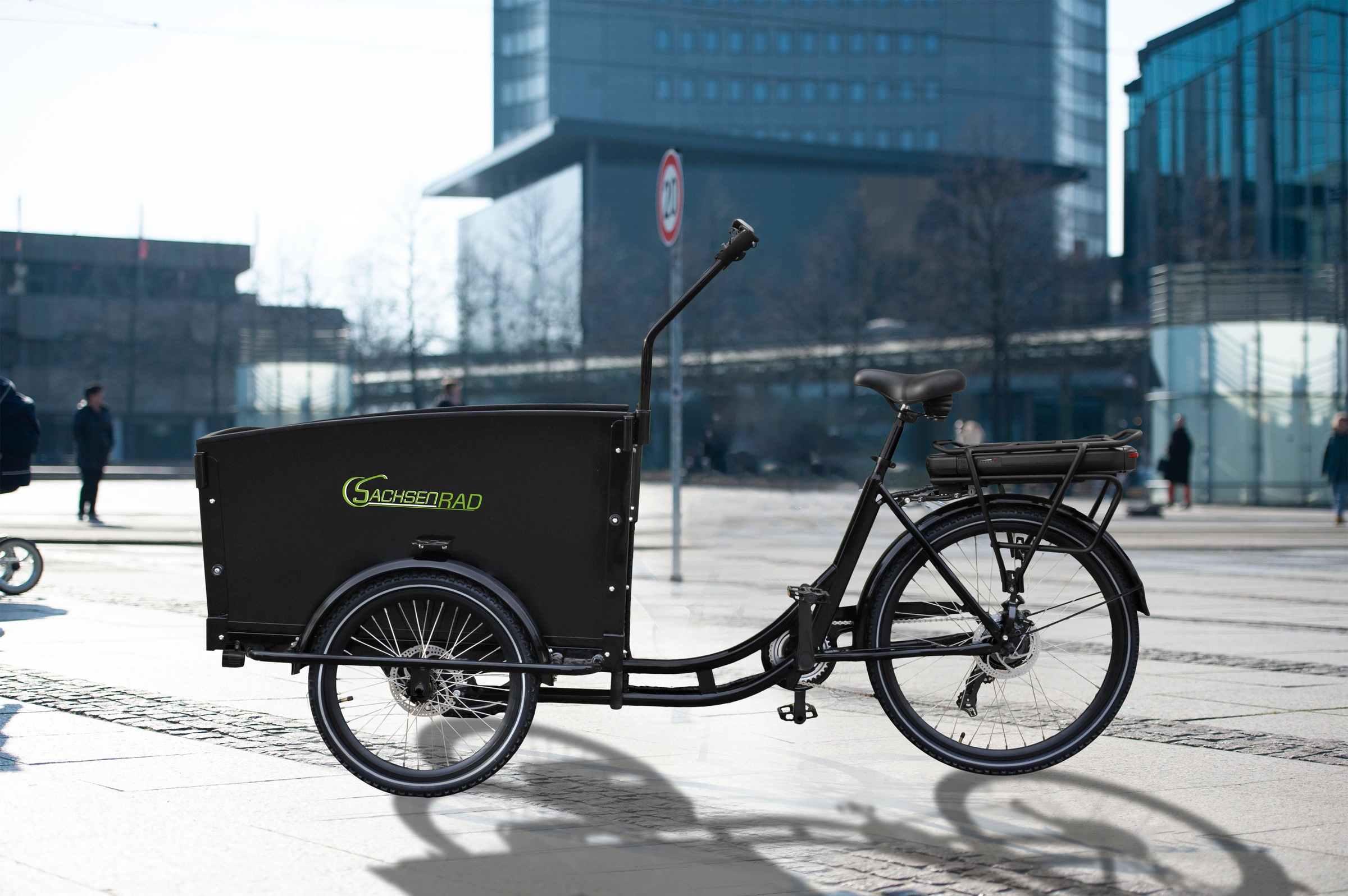 SachsenRad E-Bike, 7 Gang, Shimano, Shimano 7-Gang-Kettenschaltung, Heckmotor 250 W
