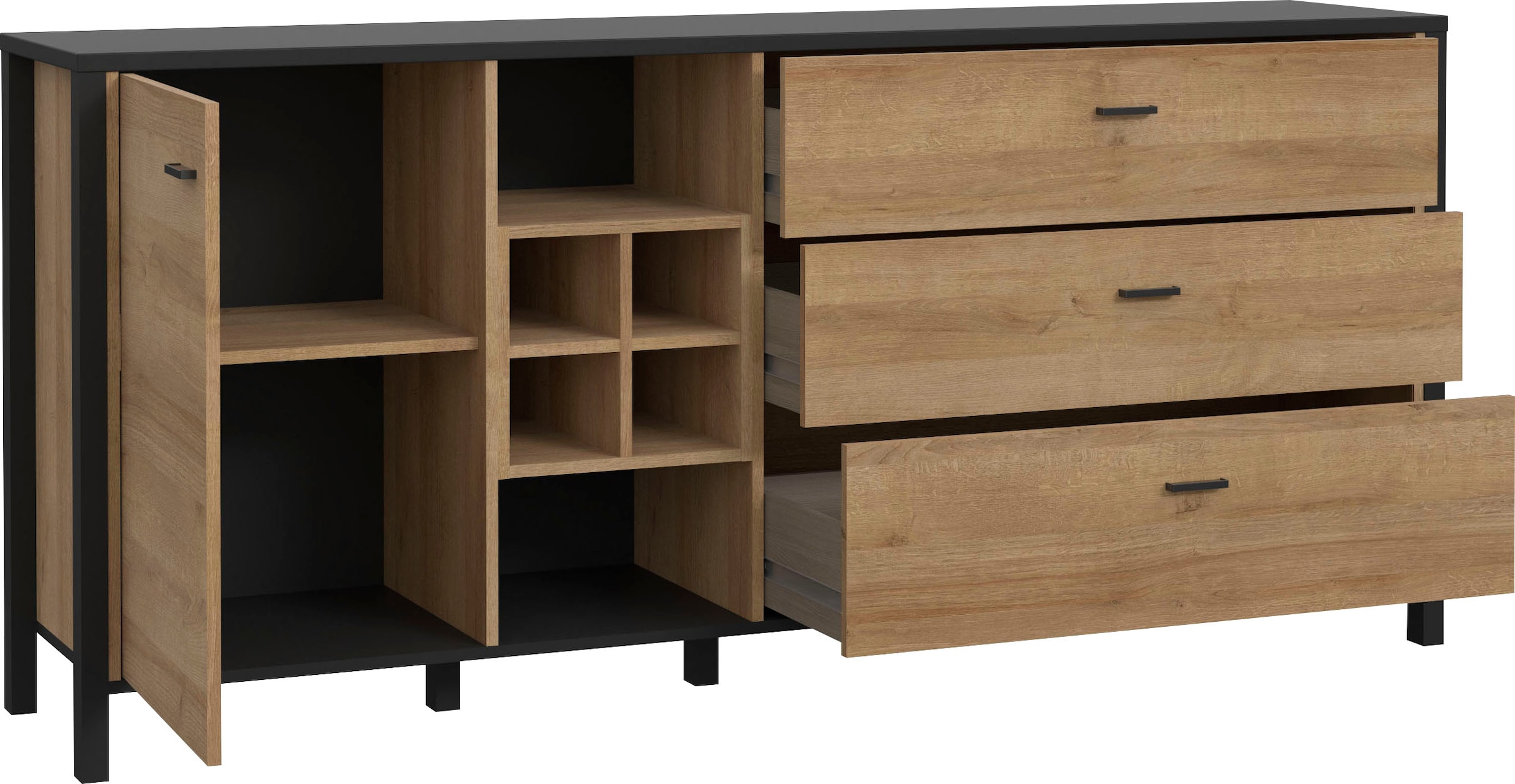 FORTE Sideboard »High Rock«, Breite ca. 186 cm