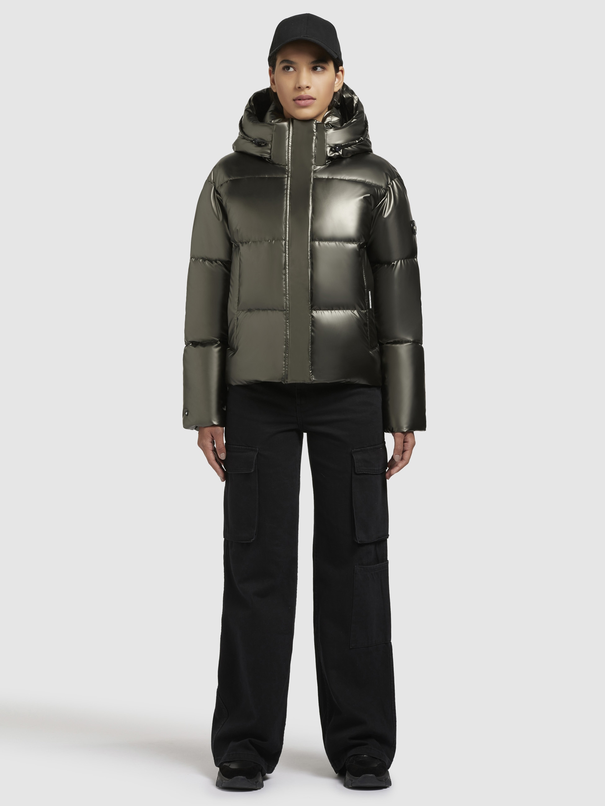 khujo Steppjacke "DEVINA SHINY", mit Kapuze günstig online kaufen