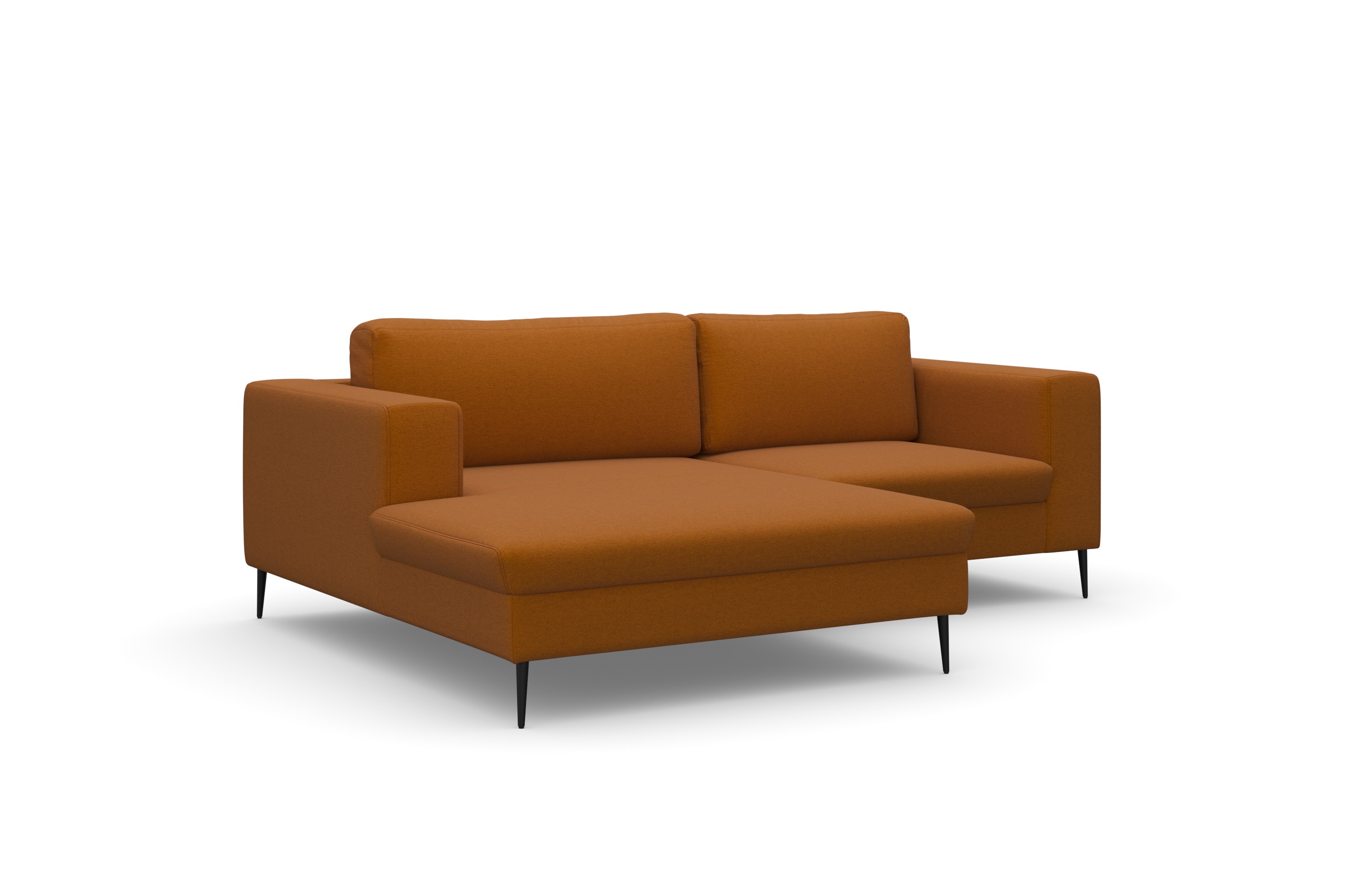 Thumbnail - DOMO collection Ecksofa "Modica kompakt und elegant, Breite 244, L-Form", moderne Optik mit extrabreiter Recamiere, auch...