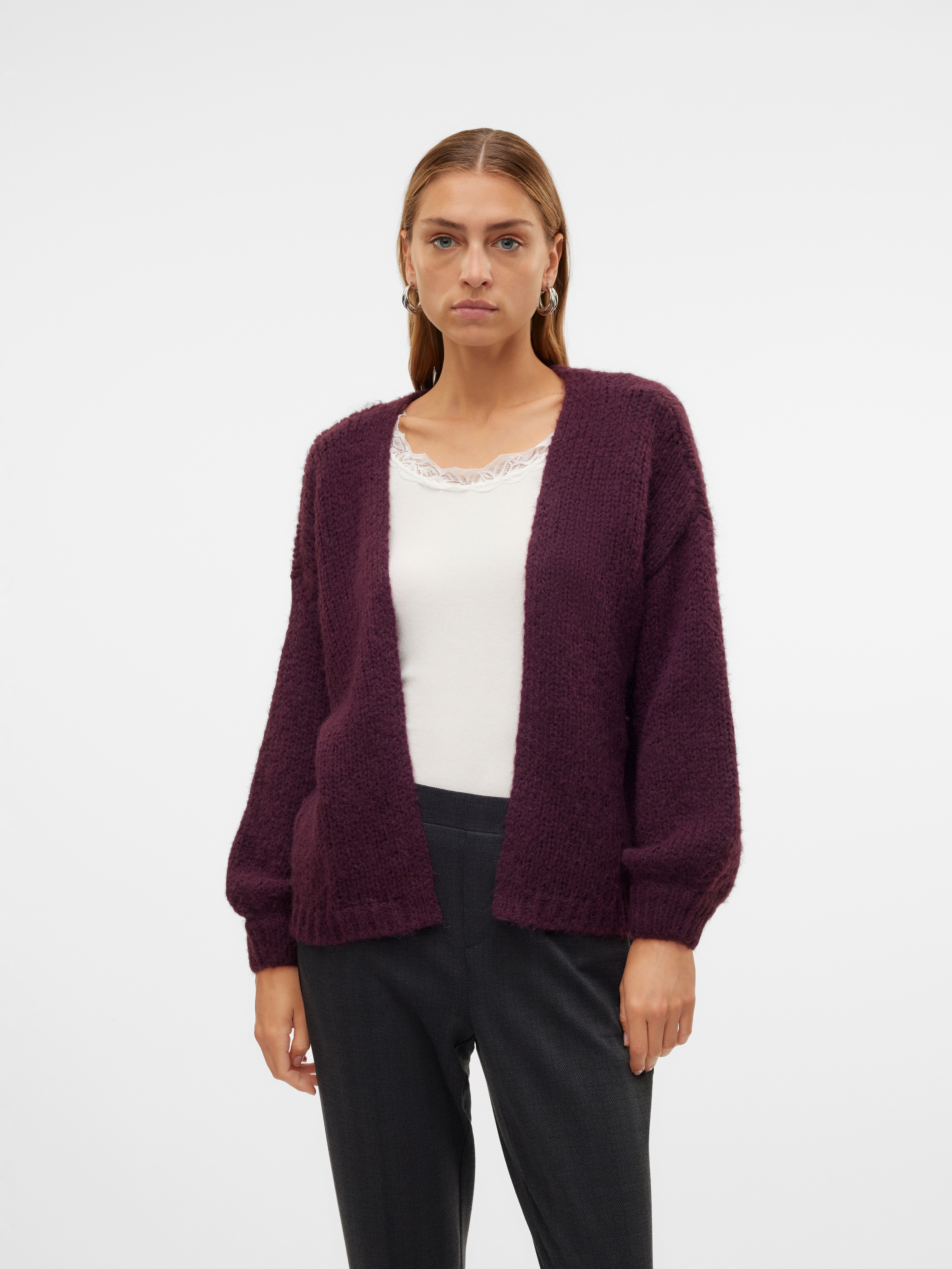 Vero Moda Strickjacke "VMMAYBE LS OPEN CARDIGAN GA REP" günstig online kaufen