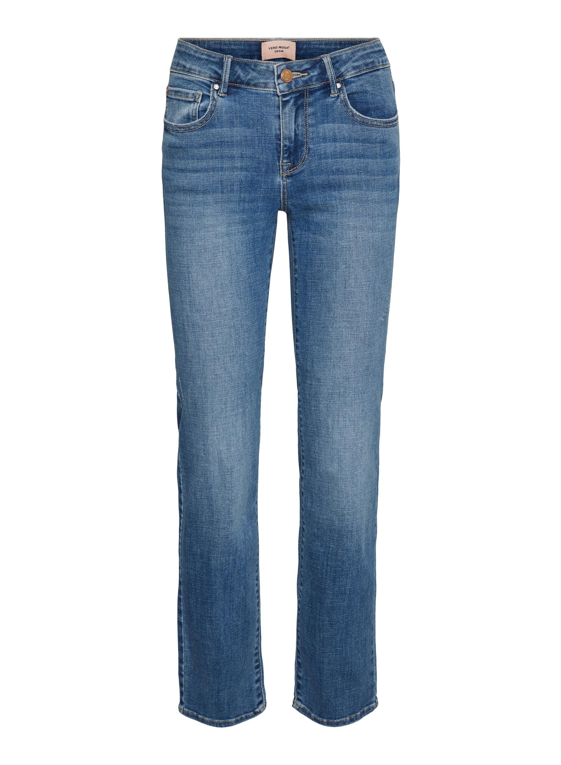 Vero Moda Straight-Jeans »VMFLASH MR STRAIGHT JEANS LI347 GA NOOS«