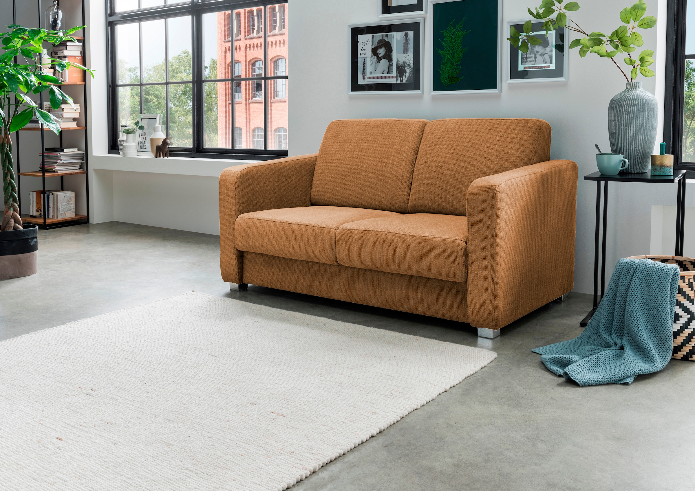 Home affaire Schlafsofa "Mia Problemlöser Sofa, Einzelauszug, Bettsofa, zei günstig online kaufen