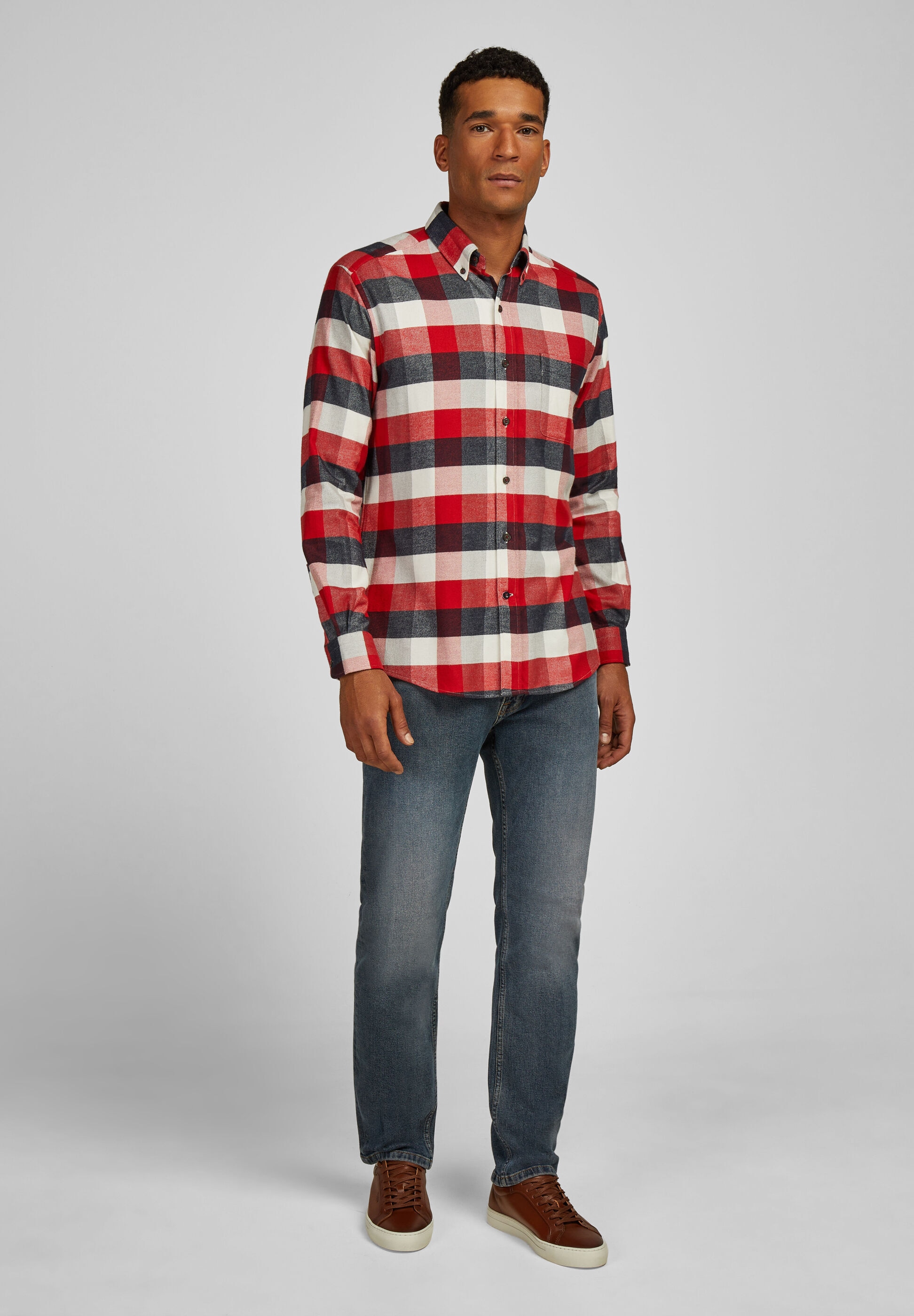 HECHTER PARIS Flanellhemd »HECHTER PARIS FM Hemd« im Flanell-Stil