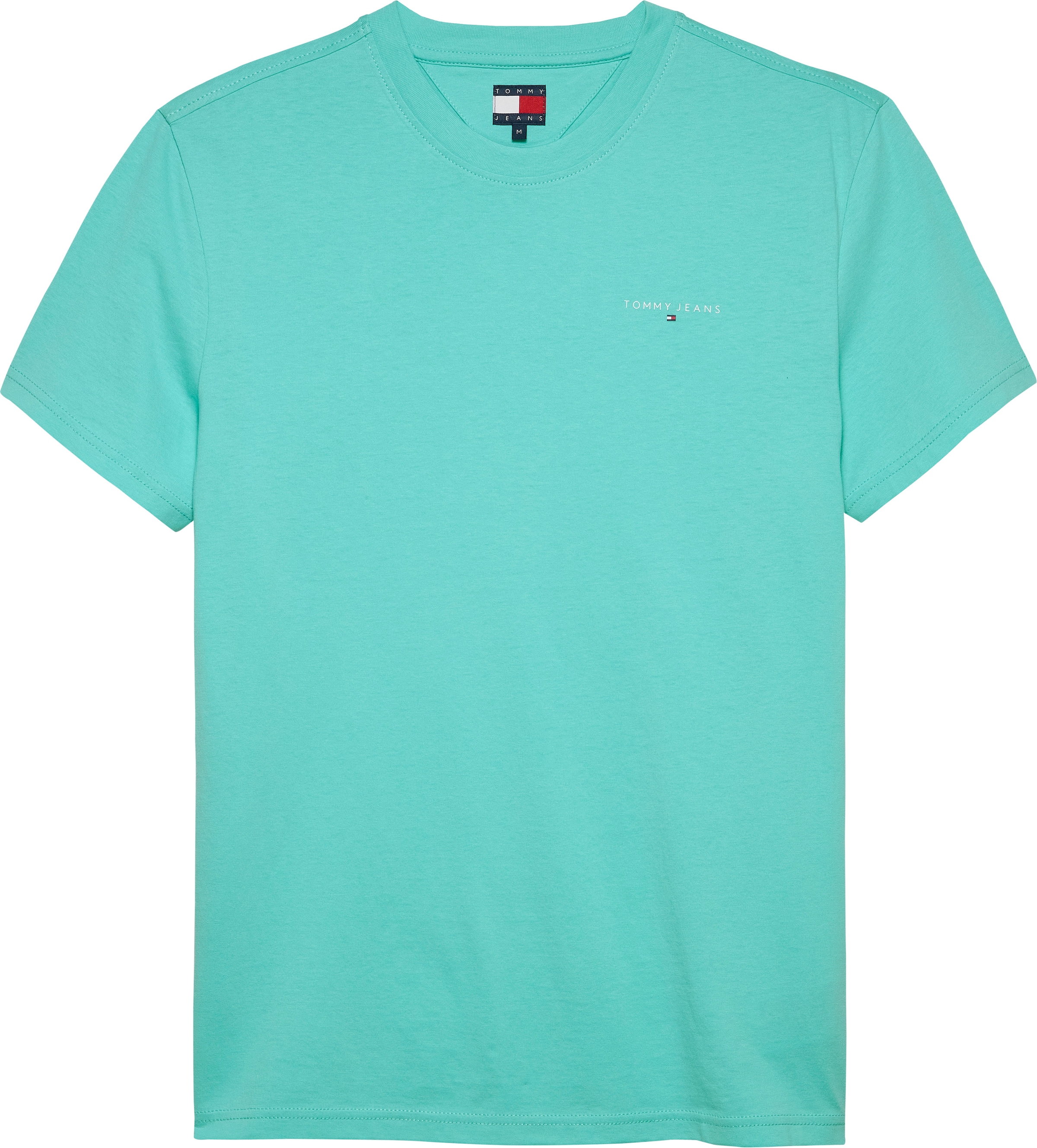 Tommy Jeans T-Shirt »TJM SLIM LINEAR CHEST TEE EXT«, Mit Rundhalsausschnitt