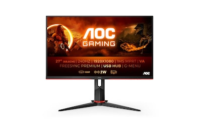 Gaming-Monitor »C27G2ZU/BK«, 69 cm/27 Zoll, 1920 x 1080 px, 0,5 ms Reaktionszeit, 240 Hz