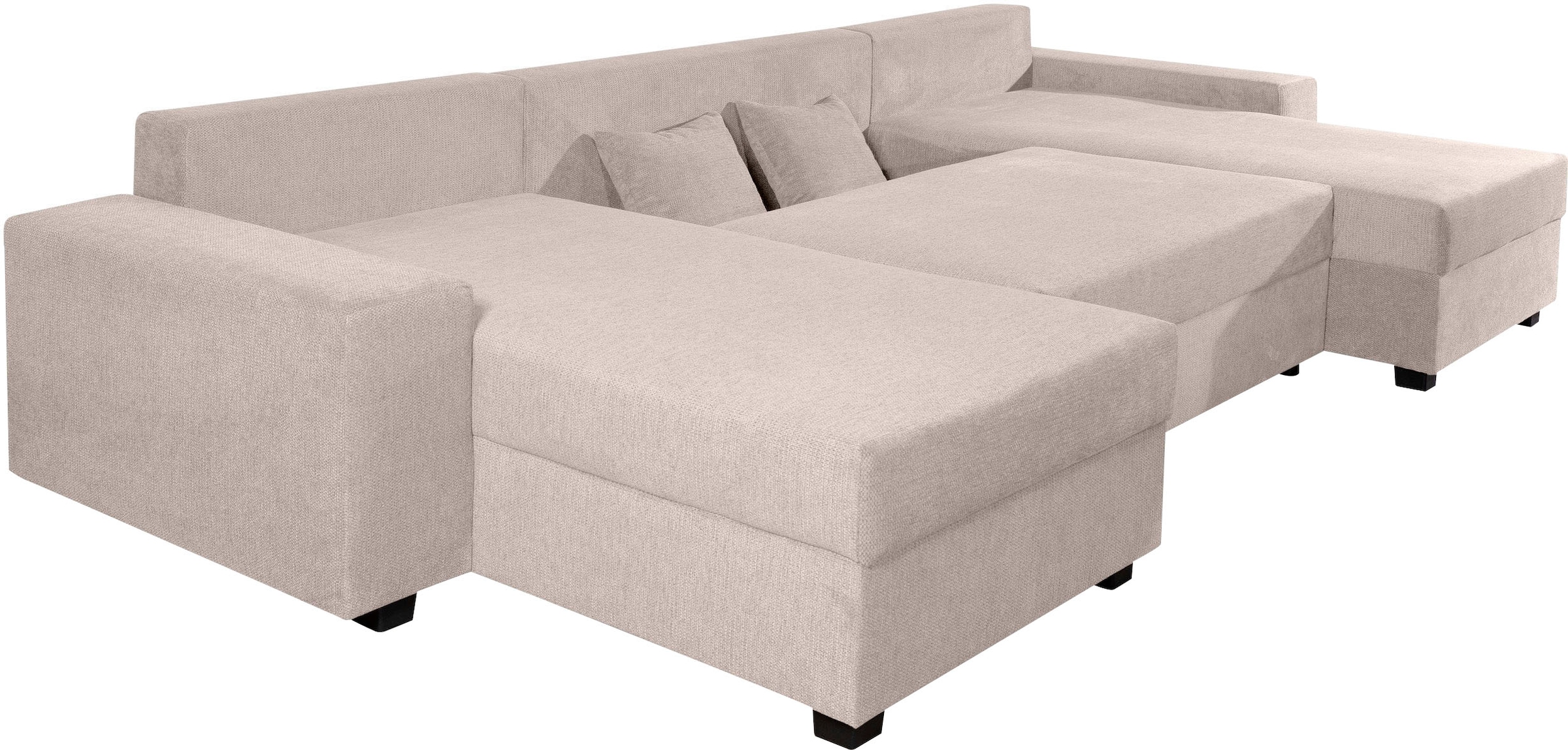 OTTO home Wohnlandschaft »Alexa« Wohnlandschaft,2  Ottomane,Bonnelfederkern,Schlaffunktion