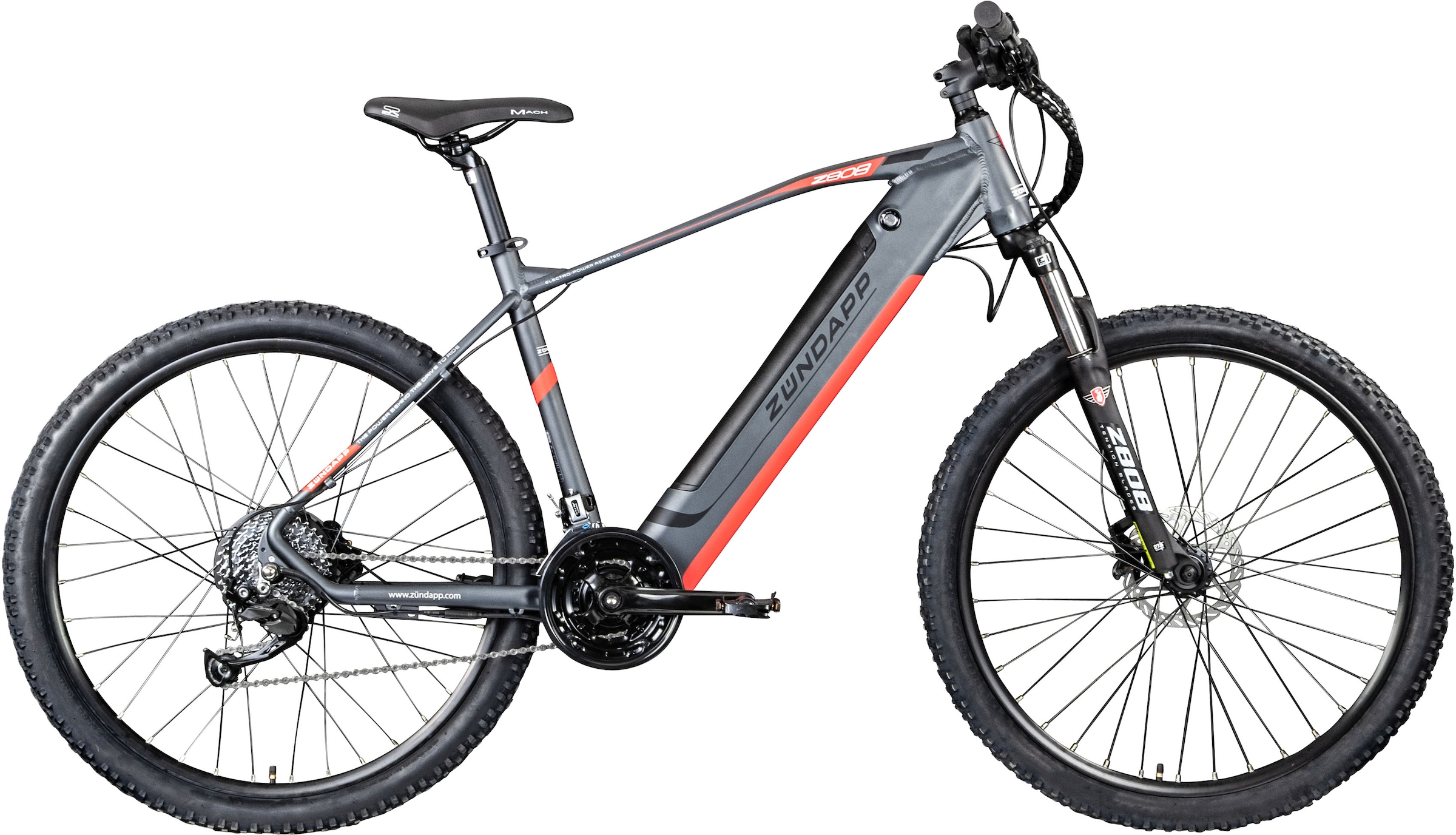 E-Bike »Z808«, 24 Gang, Heckmotor 250 W, Pedelec, Elektrofahrrad für Damen u. Herren,...