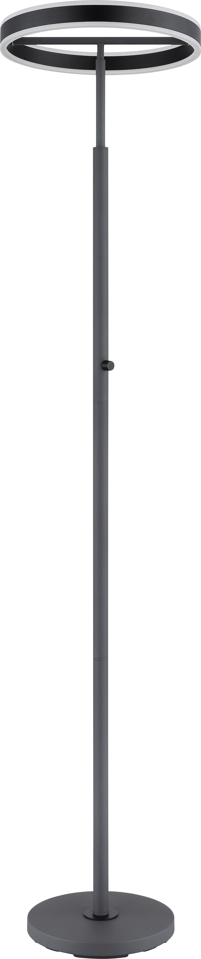 GLOBO LIGHTING Deckenfluter »EMANUEL« LED-Modul 1 Stk. LED Deckenfluter anthrazit, 4000K, Drehdimmer, starkes Licht